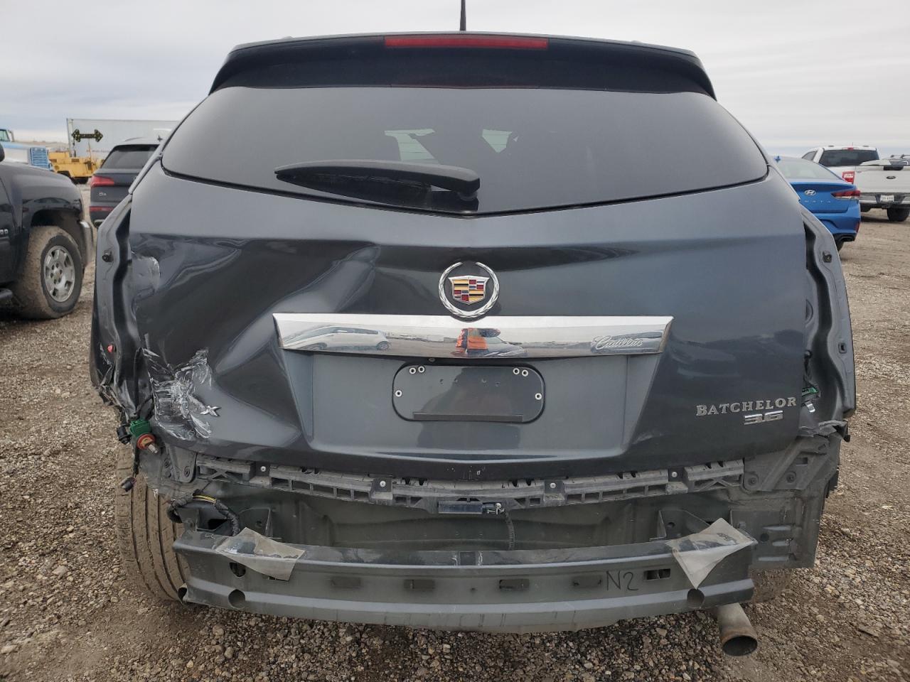 2013 Cadillac SRX VIN 3GYFNEE38DS541995 Copart auction photo, front end / rear end damage thumbnail 6