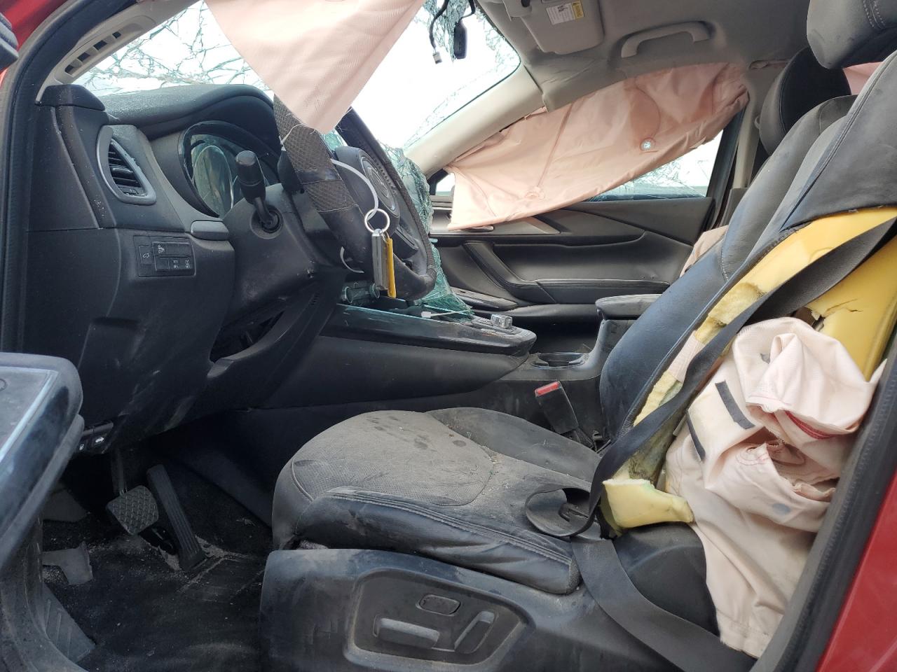 2016 Mazda CX-9 VIN JM3TCACY5G0125184 Copart auction photo, all over / side damage thumbnail 7