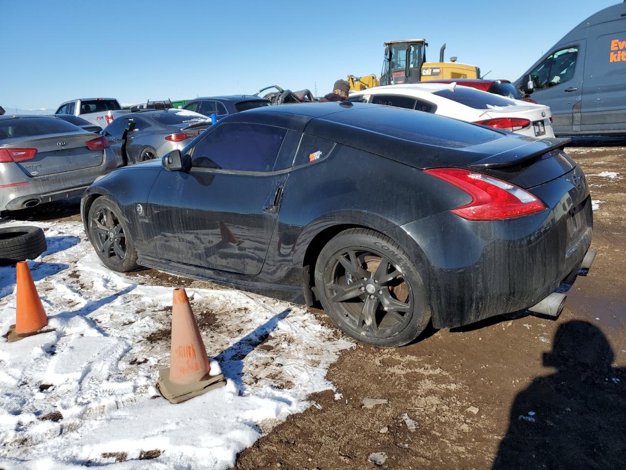 2012 Nissan 370Z VIN JN1AZ4EH5CM563769 Copart auction photo, side damage thumbnail 2