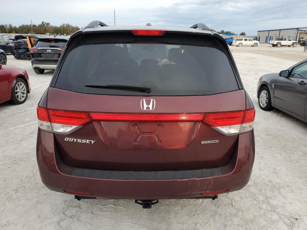 2016 Honda Odyssey VIN 5FNRL5H94GB055531 Copart auction photo, front end / minor dent/scratches damage thumbnail 6