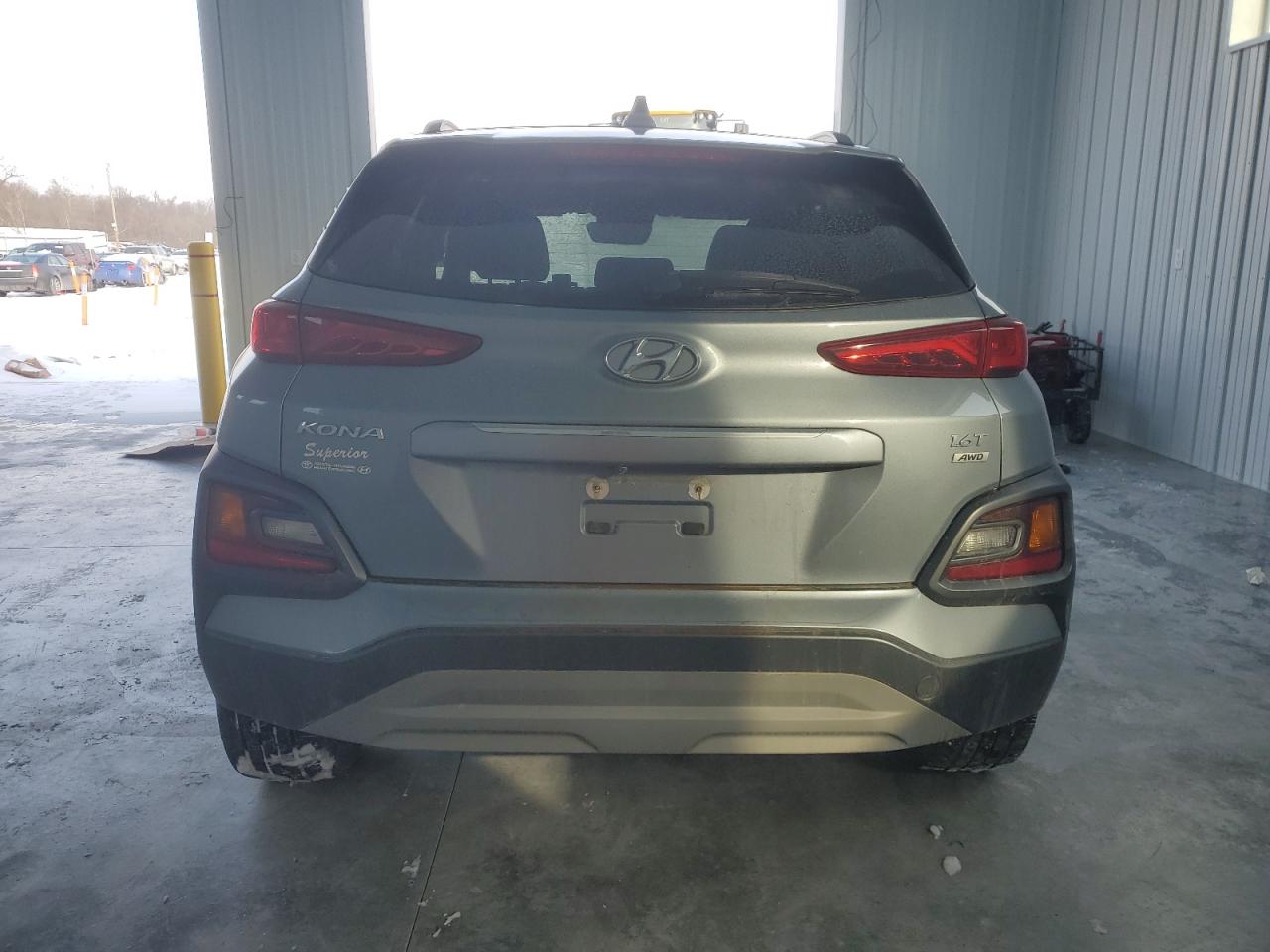 2019 Hyundai Kona VIN KM8K3CA54KU369446 Copart auction photo, front end / rear end damage thumbnail 6