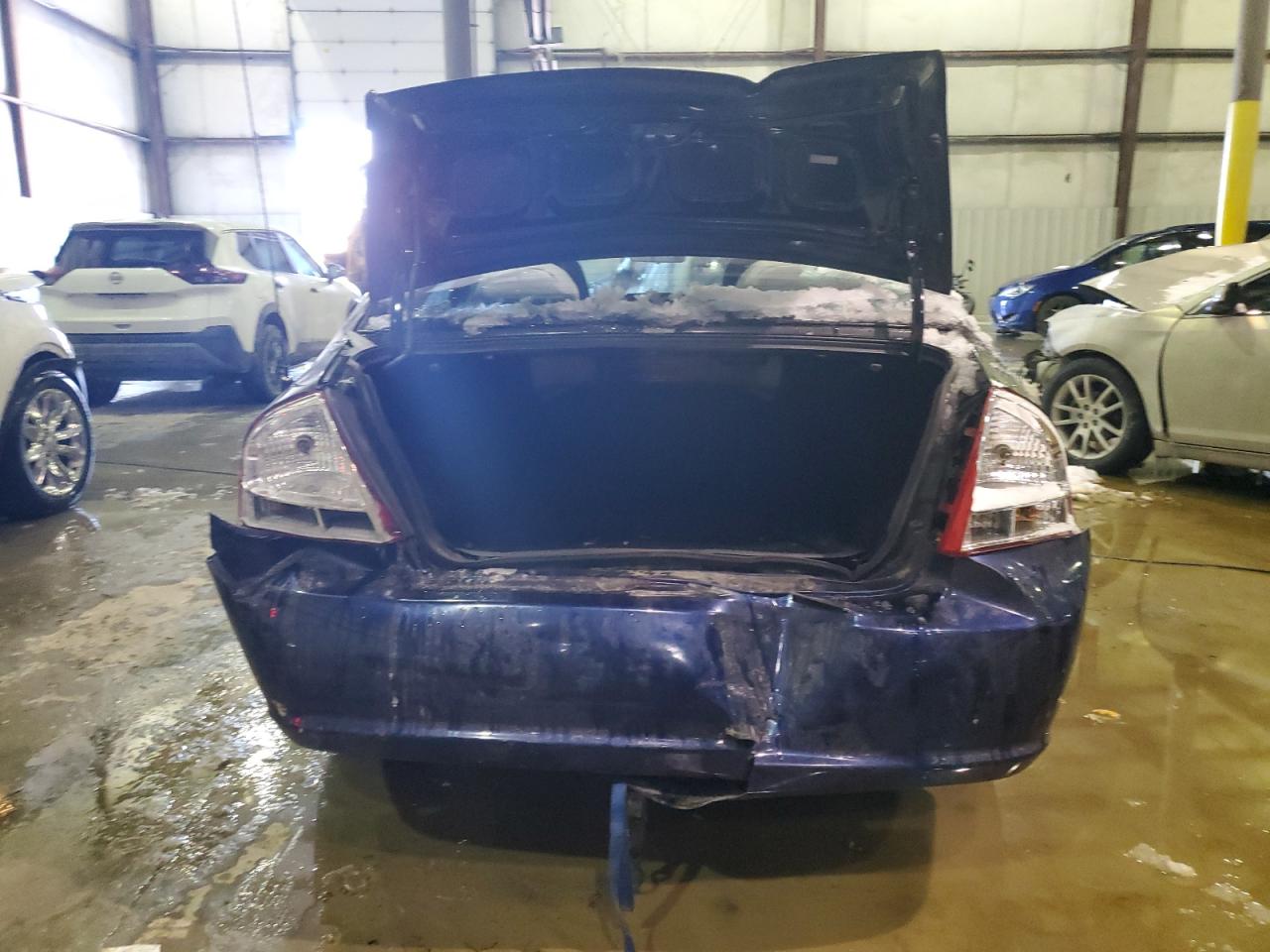 2008 KIA Spectra VIN KNAFE121185509226 Copart auction photo, rear end damage thumbnail 6