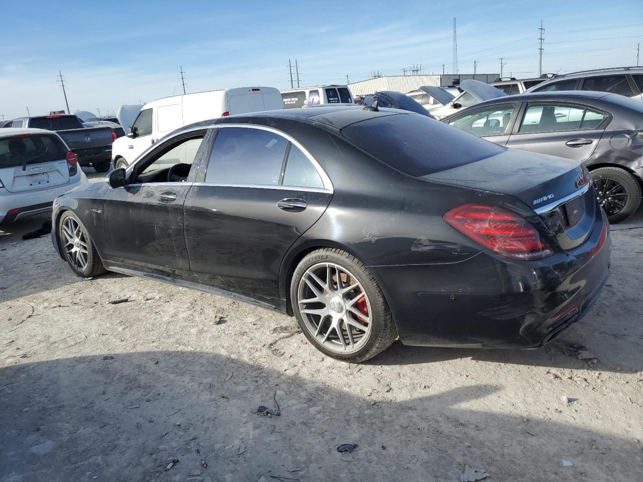 2019 Mercedes-Benz S-klasse VIN WDDUG8JB9KA458473 Copart auction photo, front end / minor dent/scratches damage thumbnail 2