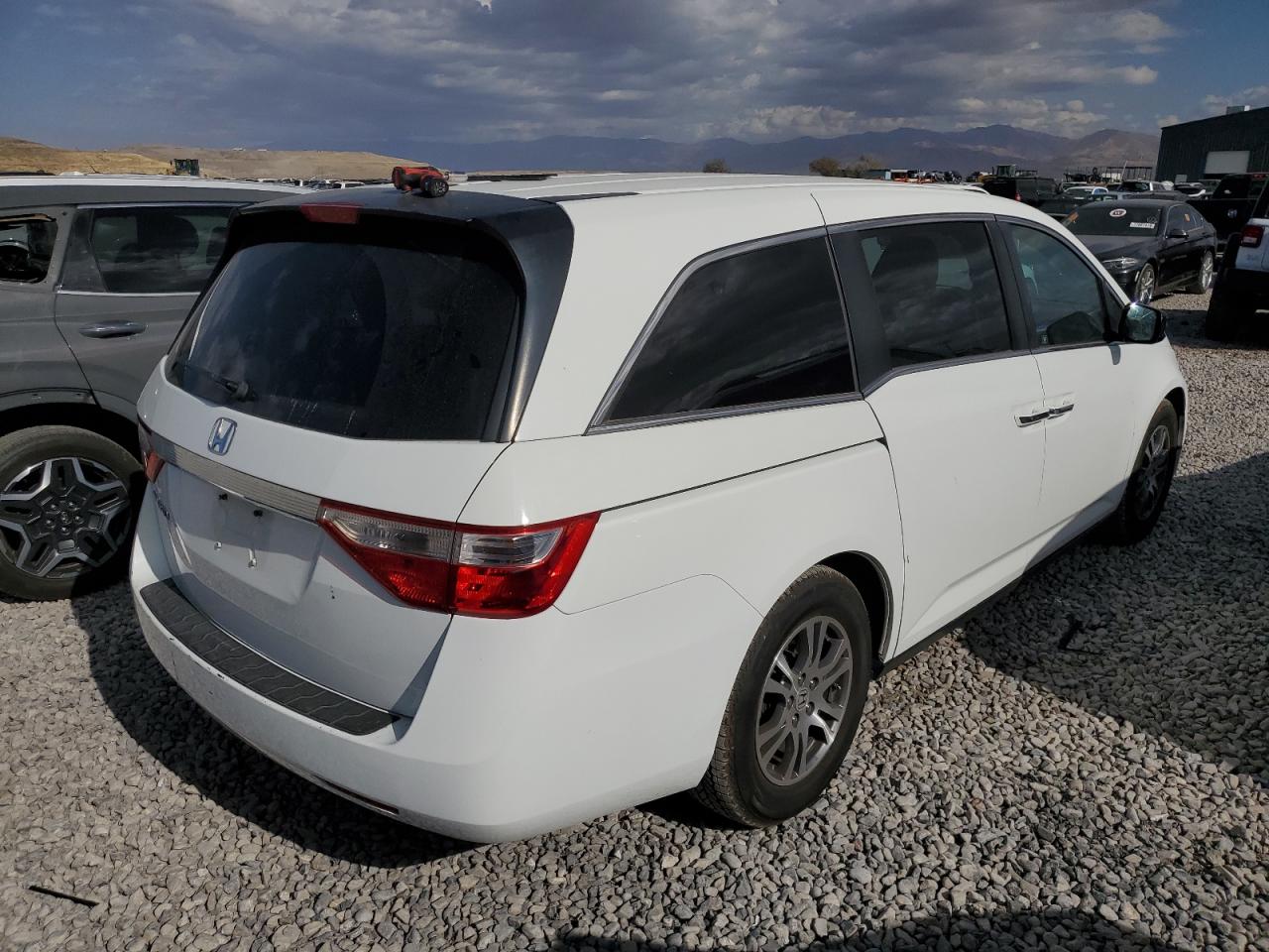 2012 Honda Odyssey VIN 5FNRL5H46CB117025 Copart auction photo, side damage thumbnail 3