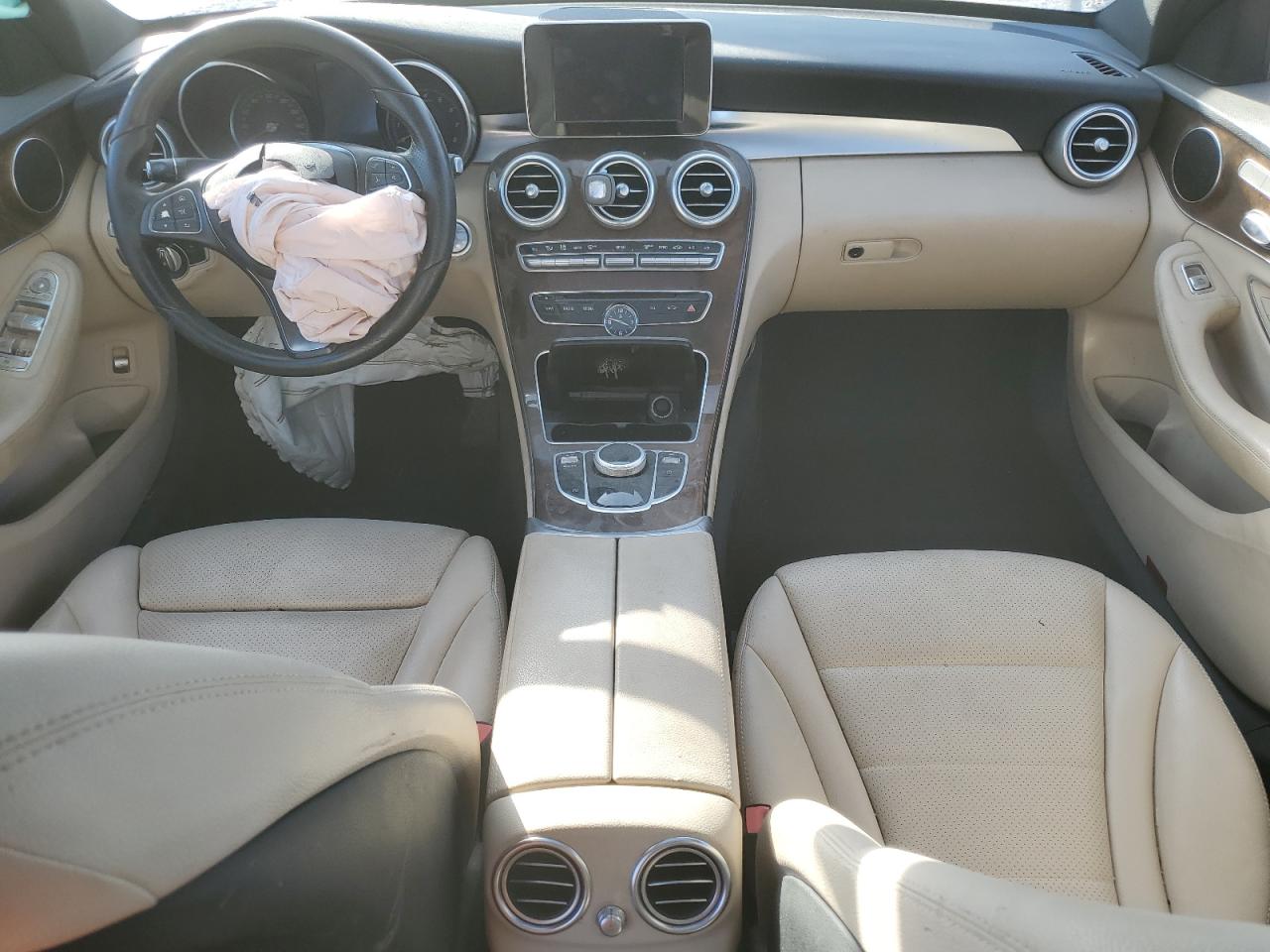 2018 Mercedes-Benz C-klasse VIN WDDWF4JB8JR347238 Copart auction photo, front end damage thumbnail 8