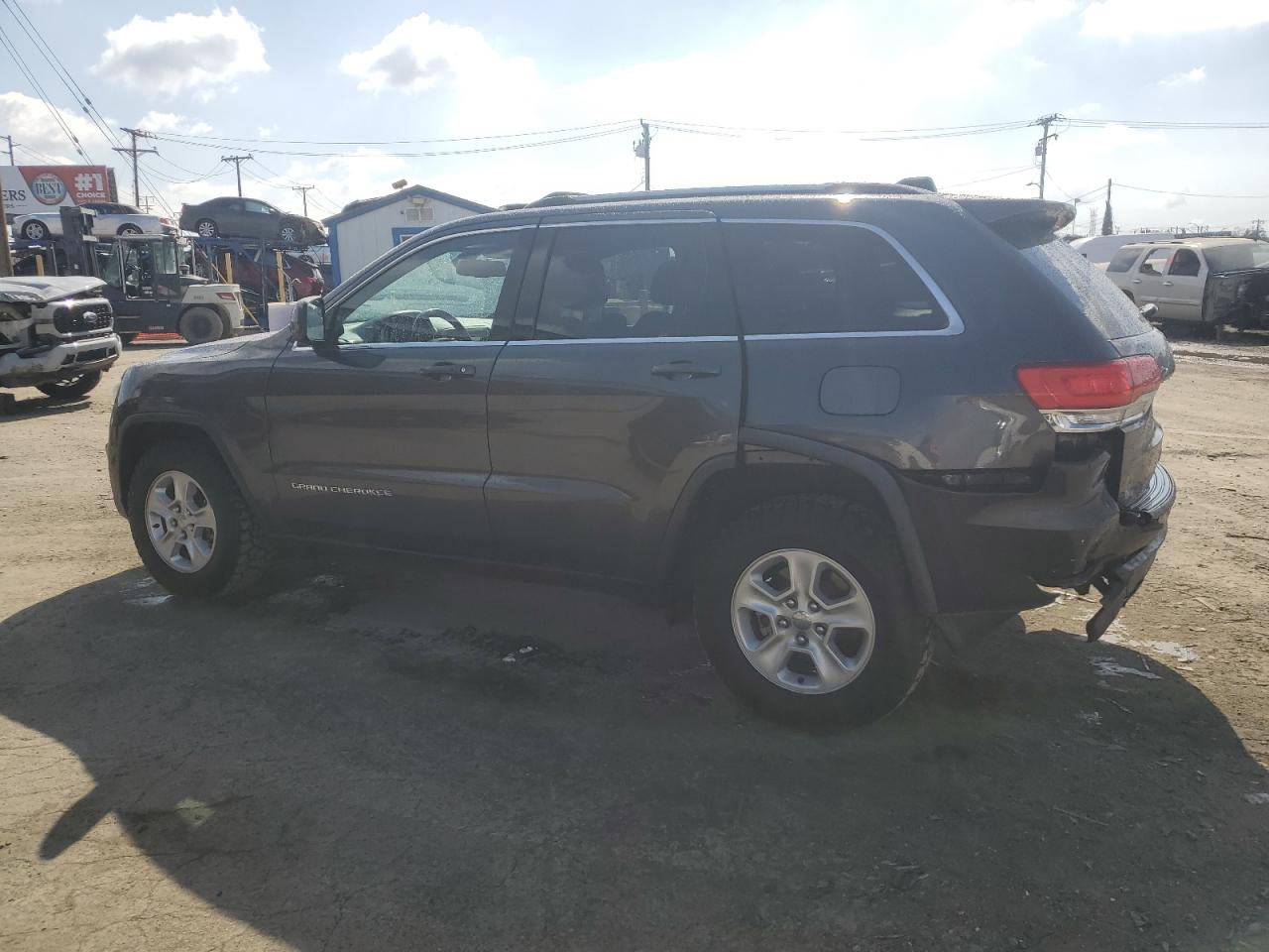 2015 Jeep Grand Cherokee VIN 1C4RJEAG8FC218496 Copart auction photo, rear end / side damage thumbnail 2