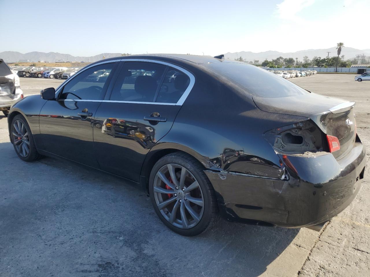 2012 Infiniti G VIN JN1CV6AP7CM622818 Copart auction photo, rear end damage thumbnail 2