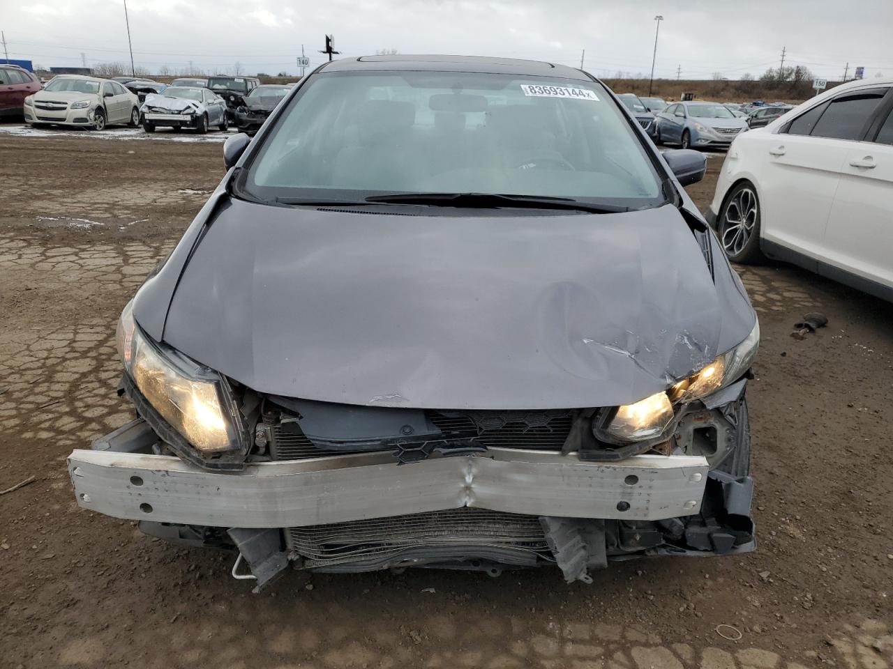 2014 Honda Civic VIN 19XFB2F84EE244634 Copart auction photo, front end damage thumbnail 5