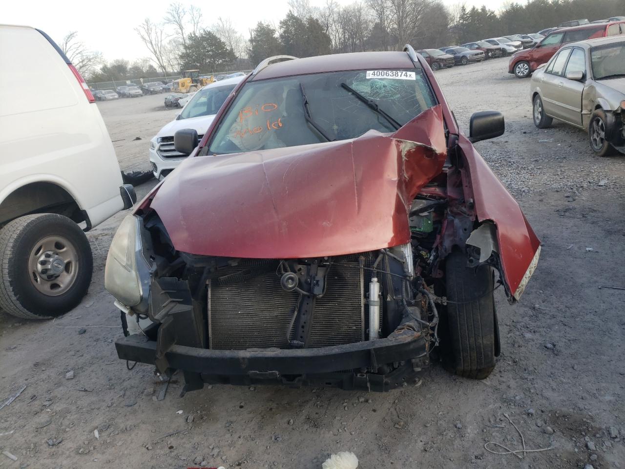 2015 Nissan Rogue VIN JN8AS5MT9FW650424 Copart auction photo, all over damage thumbnail 5