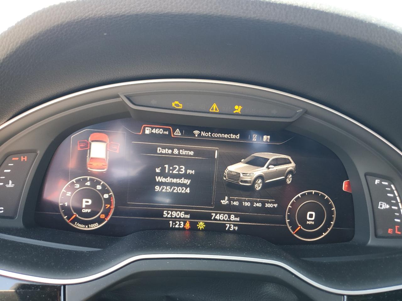 2018 Audi Q7 VIN WA1LAAF75JD037490 Copart auction photo, rear end / undercarriage damage thumbnail 9