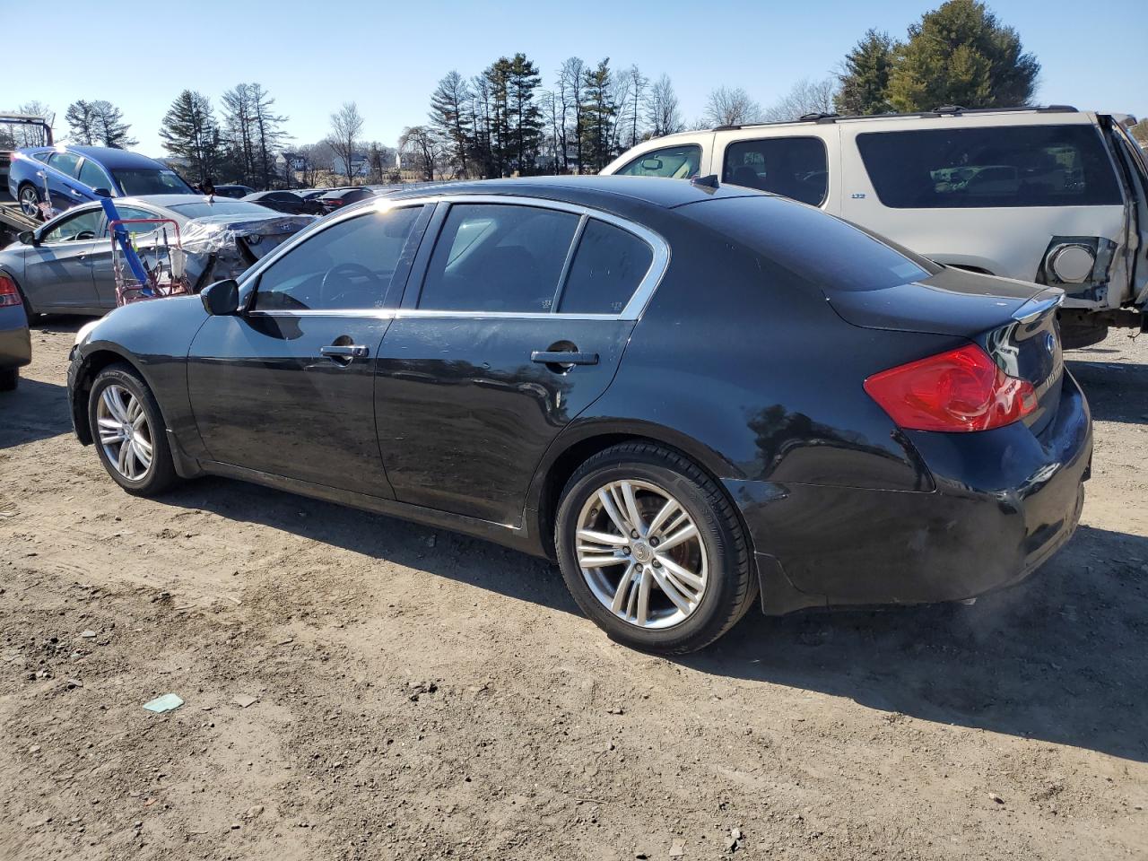 2011 Infiniti G VIN JN1DV6AR4BM451918 Copart auction photo, normal wear damage thumbnail 2