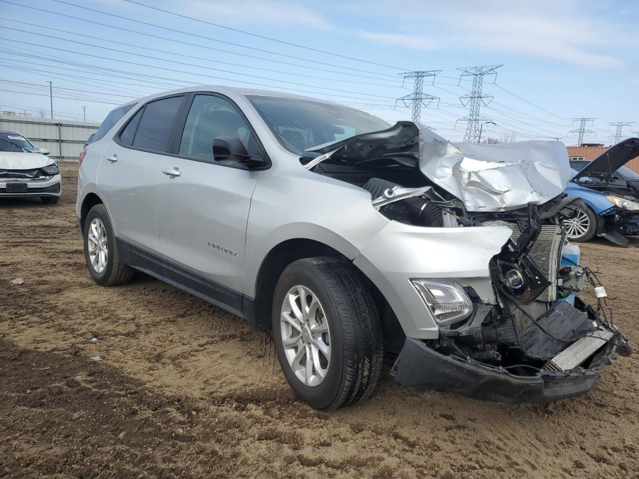 2021 Chevrolet Equinox VIN 3GNAXSEV6MS123260 Copart auction photo, front end / mechanical damage thumbnail 4