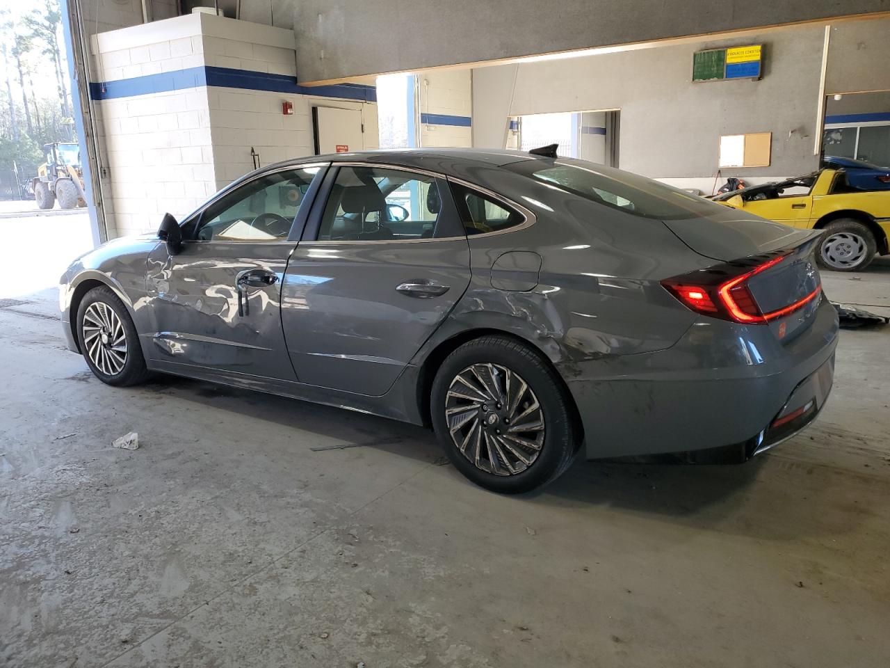2022 Hyundai Sonata VIN KMHL34JJ3NA052559 Copart auction photo, side damage thumbnail 2