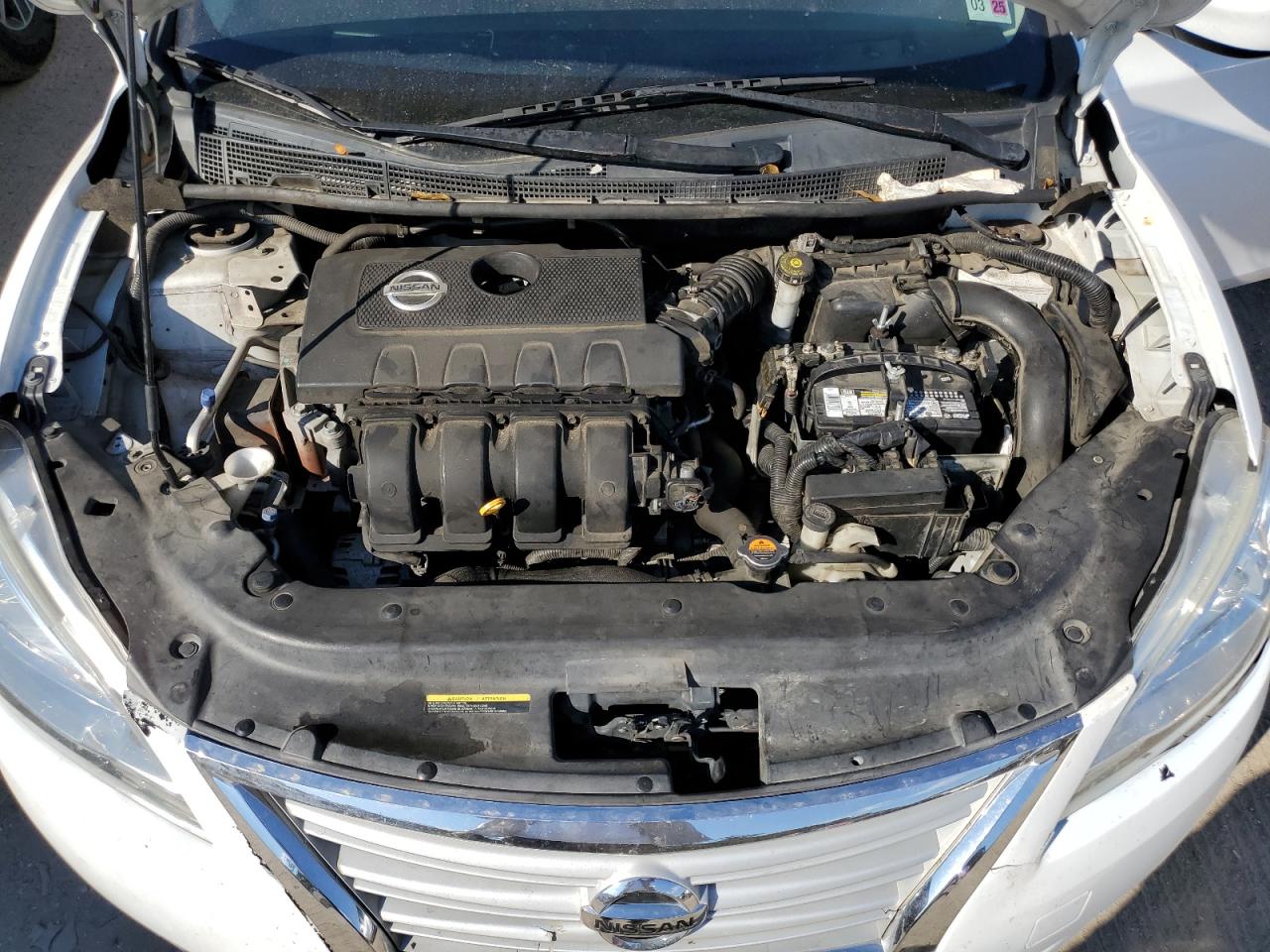 2015 Nissan Sentra VIN 3N1AB7APXFY245893 Copart auction photo, front end damage thumbnail 11