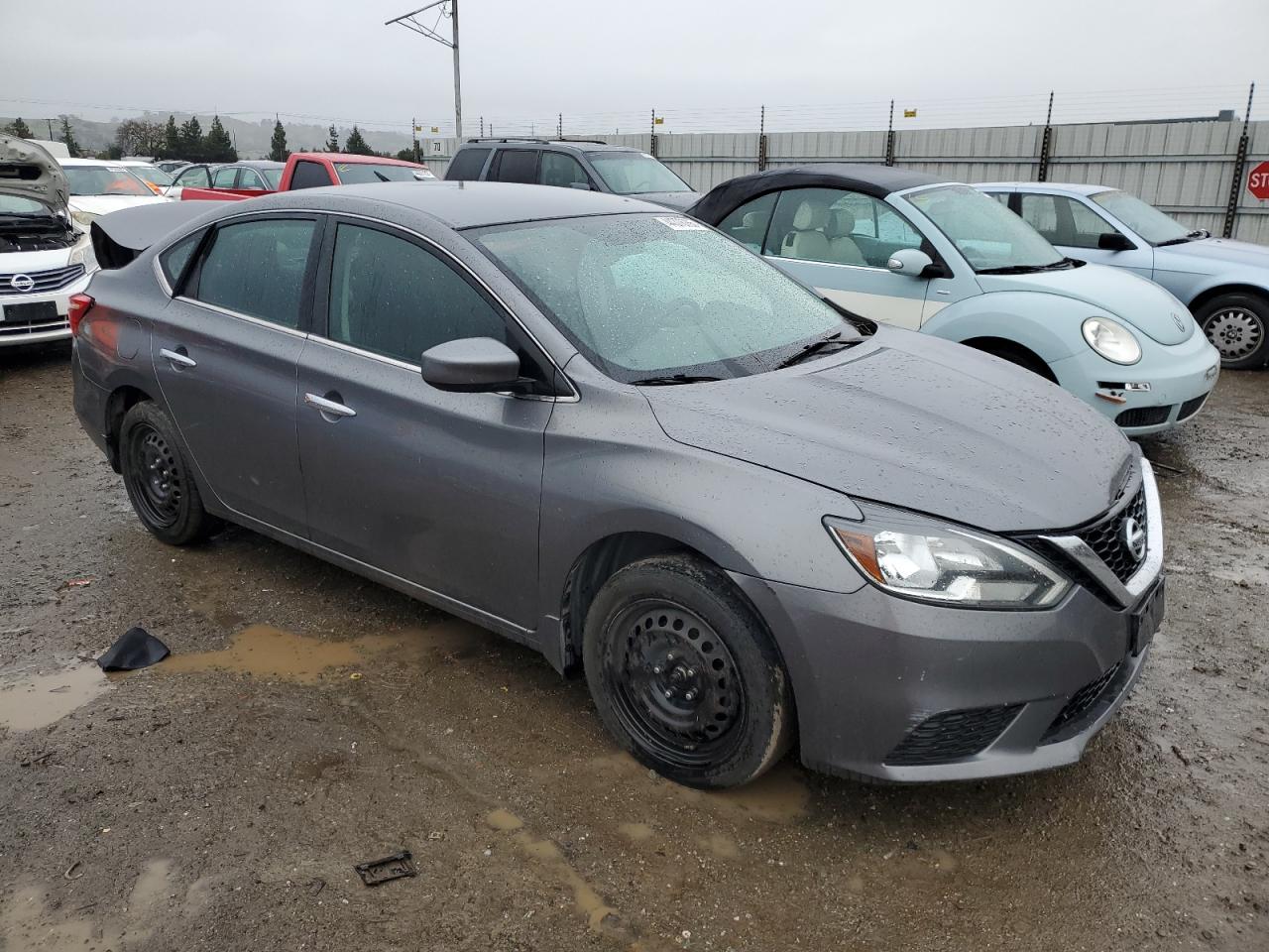 2016 Nissan Sentra VIN 3N1AB7AP8GY216992 Copart auction photo, rear end / side damage thumbnail 4
