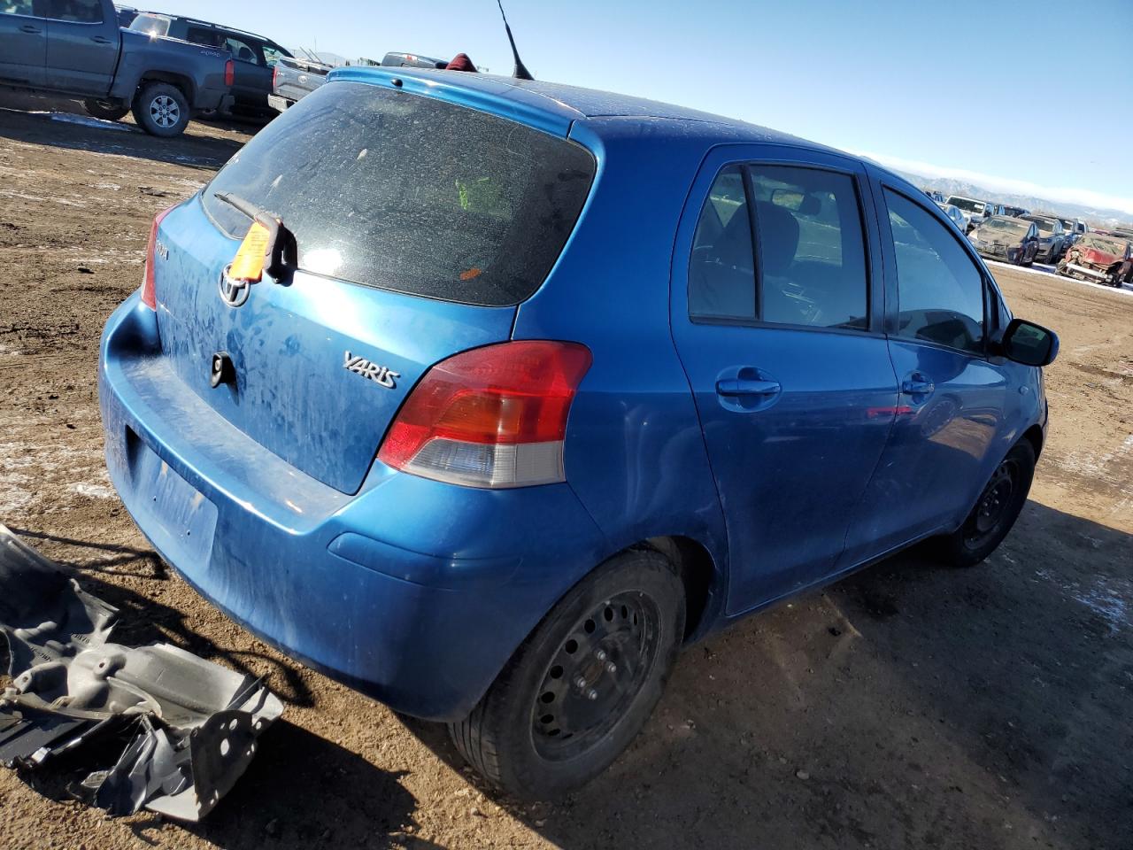 2010 Toyota Yaris VIN JTDKT4K36A5313363 Copart auction photo, front end damage thumbnail 3