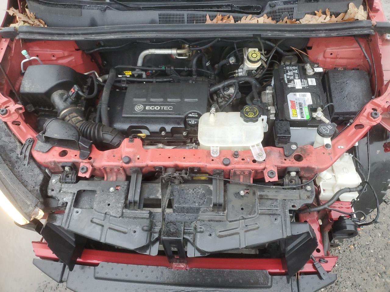 2017 Buick Encore VIN KL4CJBSB5HB209491 Copart auction photo, front end / side damage thumbnail 11