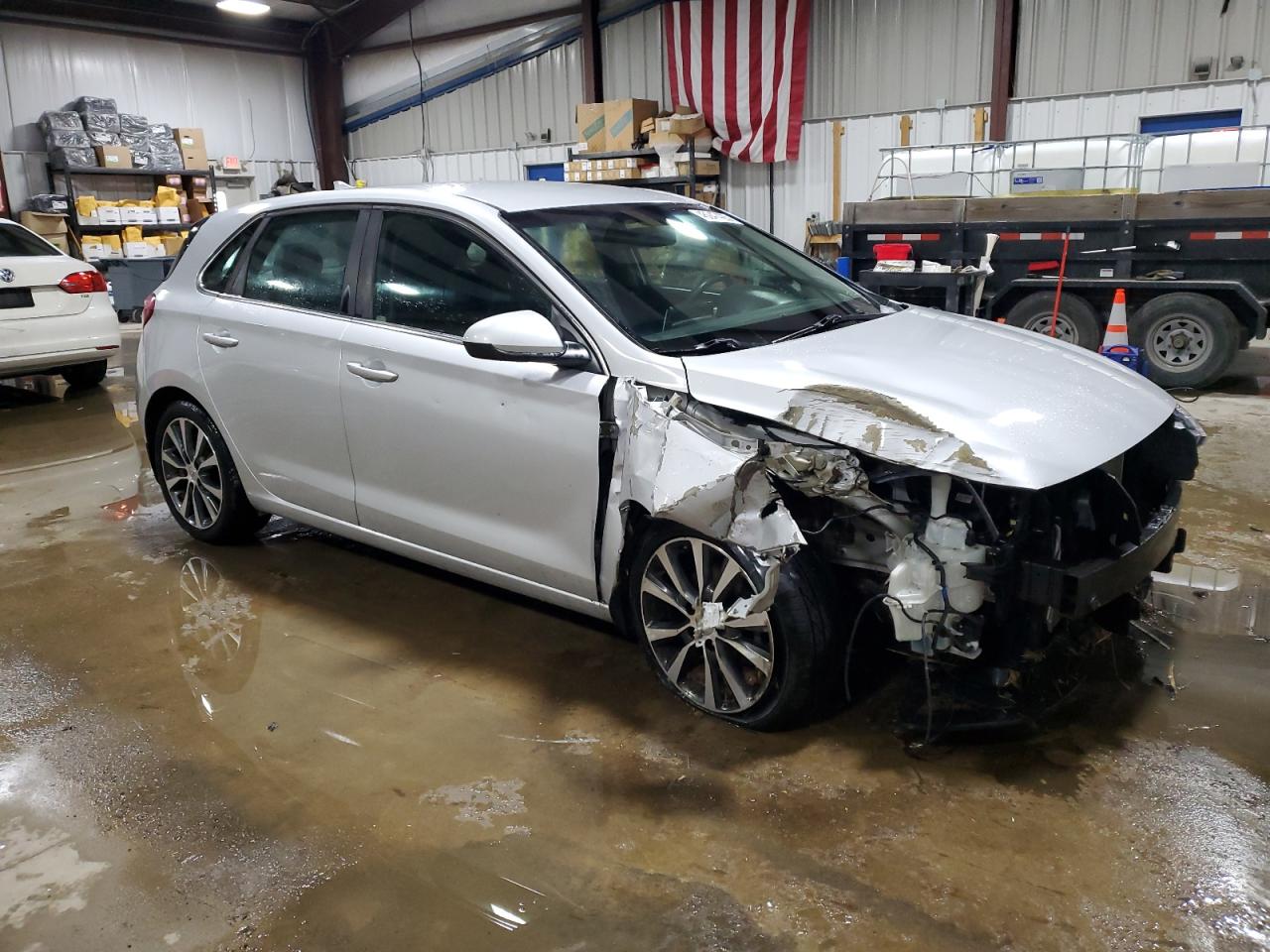 2018 Hyundai Elantra VIN KMHH35LE8JU023725 Copart auction photo, front end damage thumbnail 4