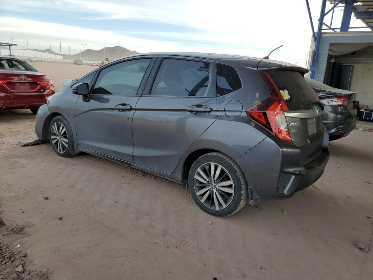 2015 Honda Fit VIN 3HGGK5H8XFM767961 Copart auction photo, front end damage thumbnail 2