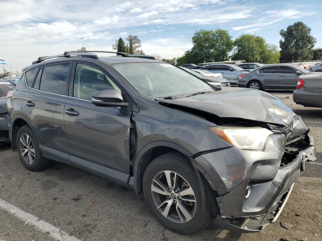 2017 Toyota RAV 4 VIN JTMWFREV8HJ113976 Copart auction photo, front end damage thumbnail 4