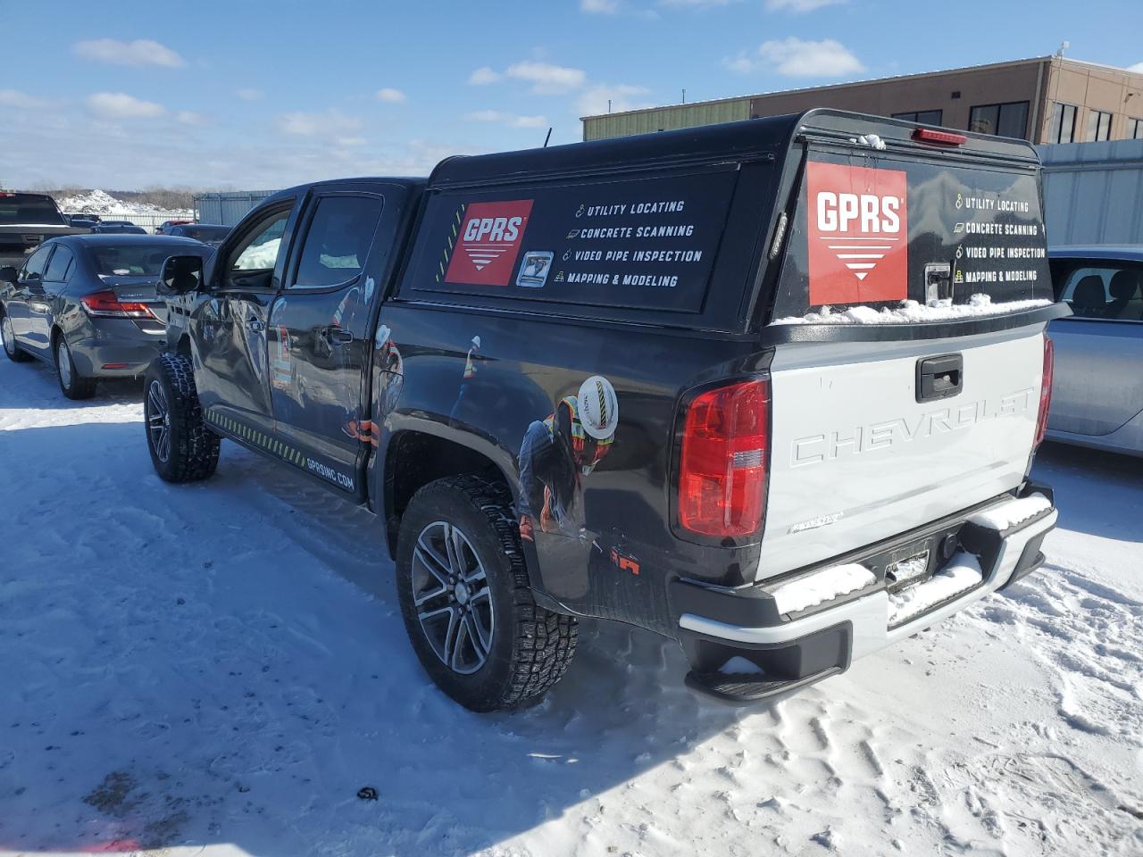 2021 Chevrolet Colorado VIN 1GCGTBEN1M1220415 Copart auction photo, side damage thumbnail 2