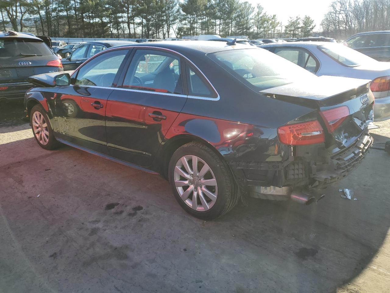 2015 Audi A4 VIN WAUBFAFL1FN024248 Copart auction photo, frame damage / all over damage thumbnail 2