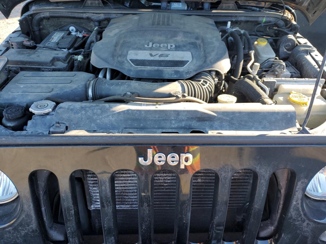 2015 Jeep Wrangler VIN 1C4AJWAG0FL661020 Copart auction photo, front end damage thumbnail 12