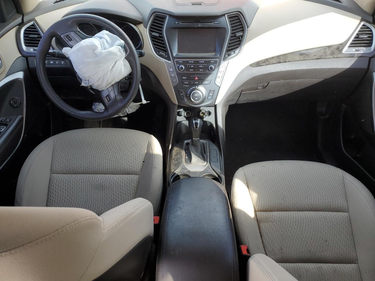 2017 Hyundai Santa Fe VIN KM8SM4HF5HU169928 Copart auction photo, front end damage thumbnail 8