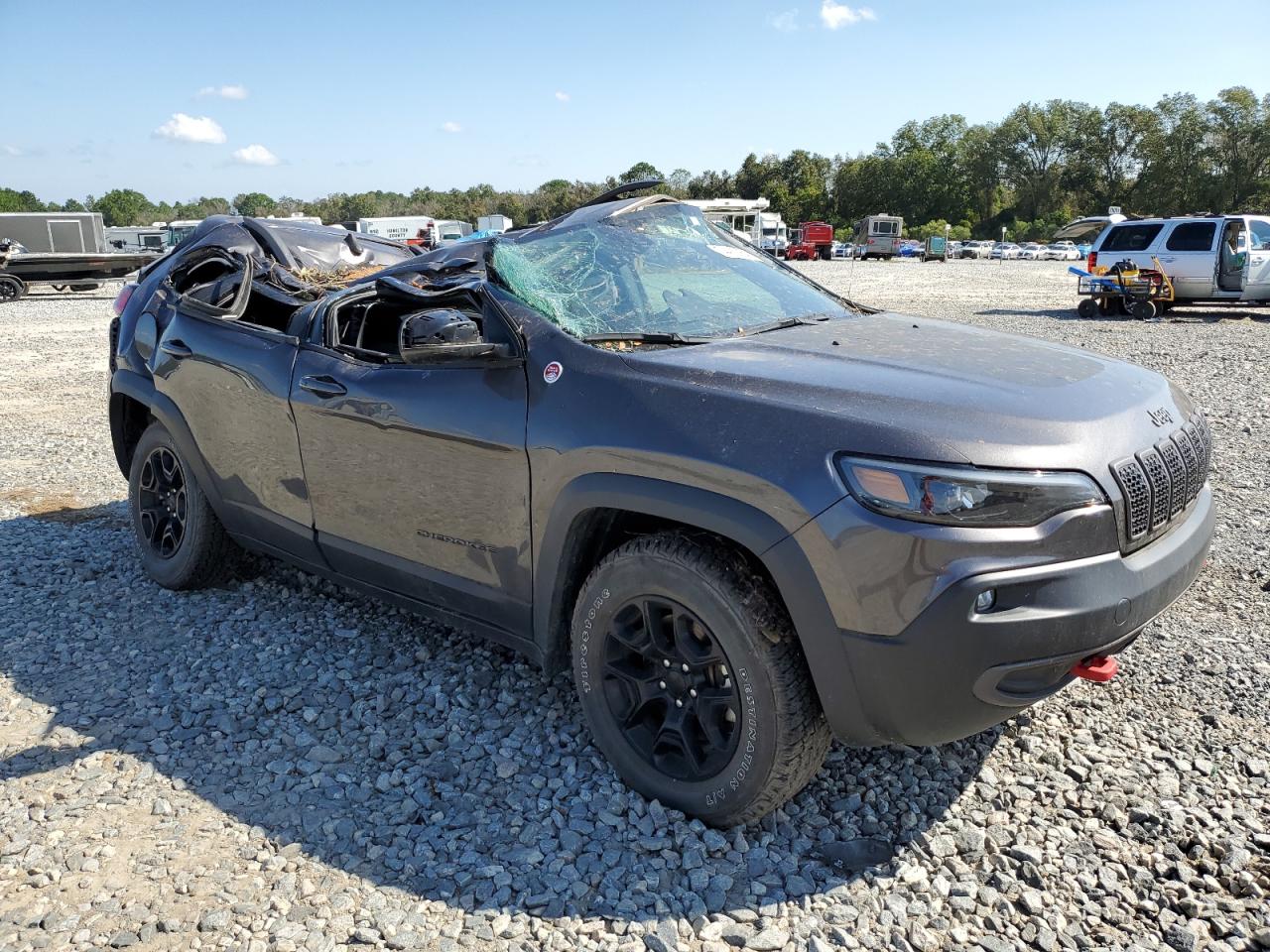 2021 Jeep Cherokee VIN 1C4PJMBX8MD247150 Copart auction photo, all over damage thumbnail 4