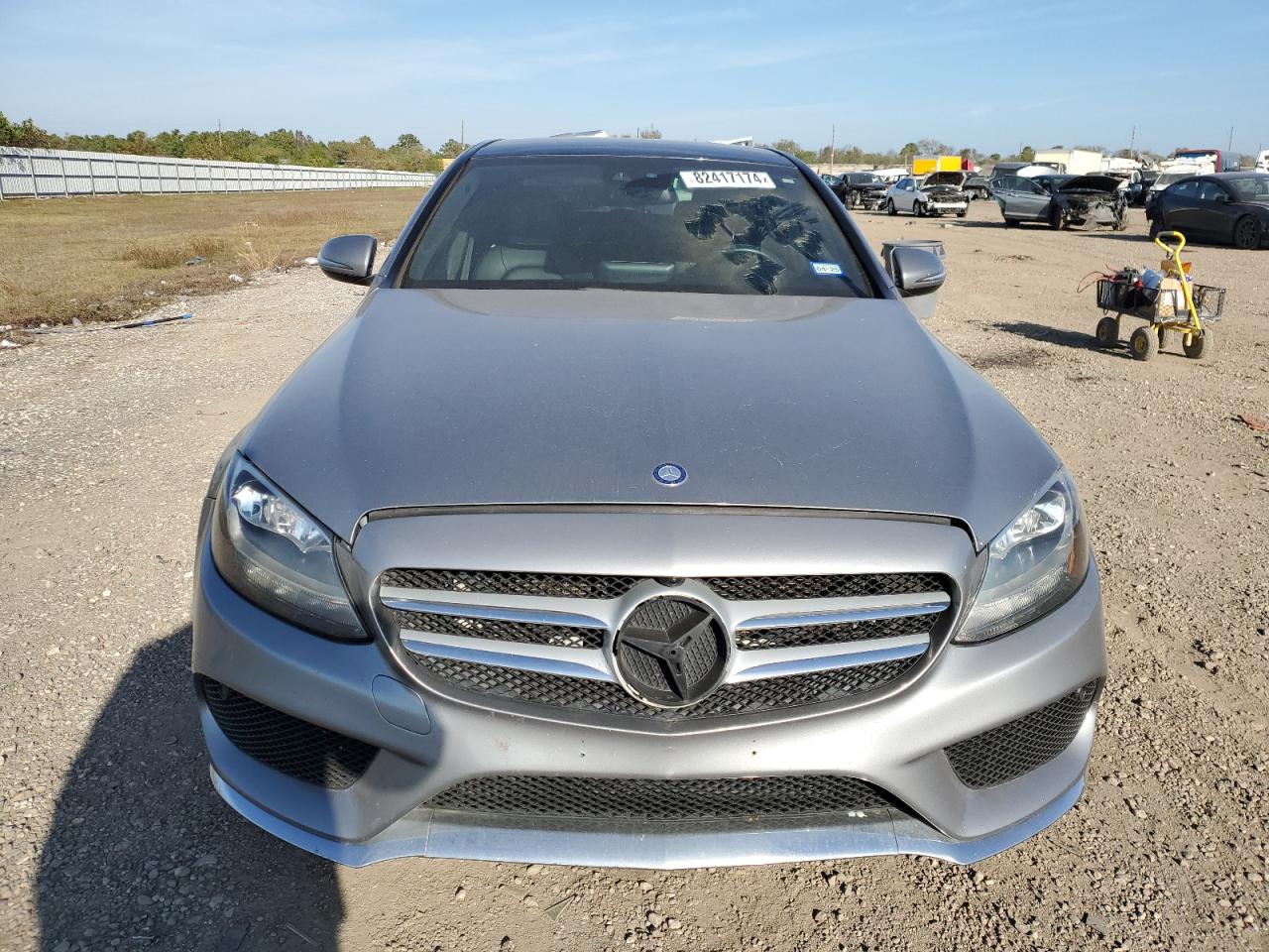 2016 Mercedes-Benz C-klasse VIN 55SWF4JB3GU141199 Copart auction photo, rear end damage thumbnail 5