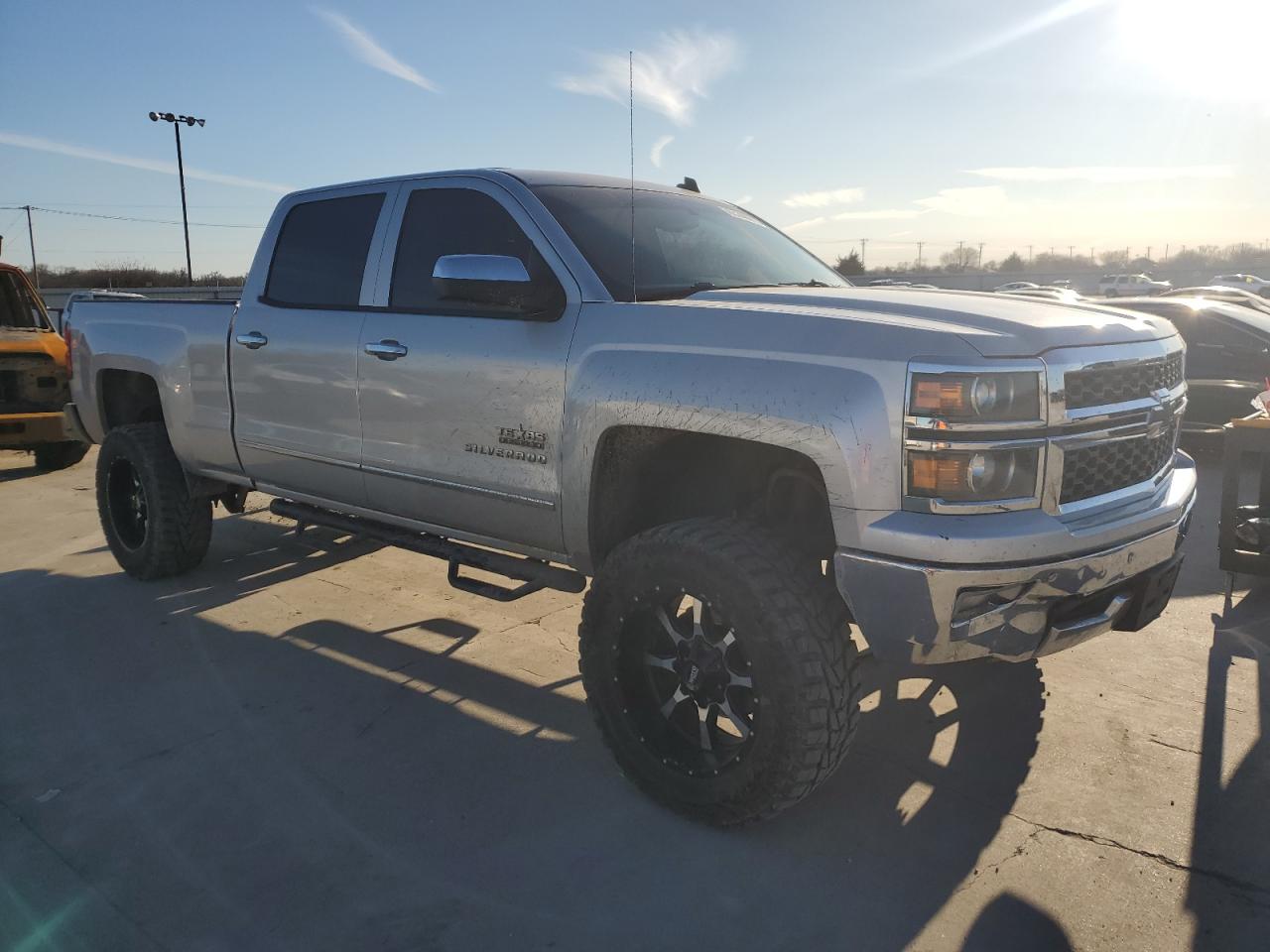 2014 Chevrolet Silverado VIN 3GCUKSEC2EG110836 Copart auction photo, burn - interior damage thumbnail 4