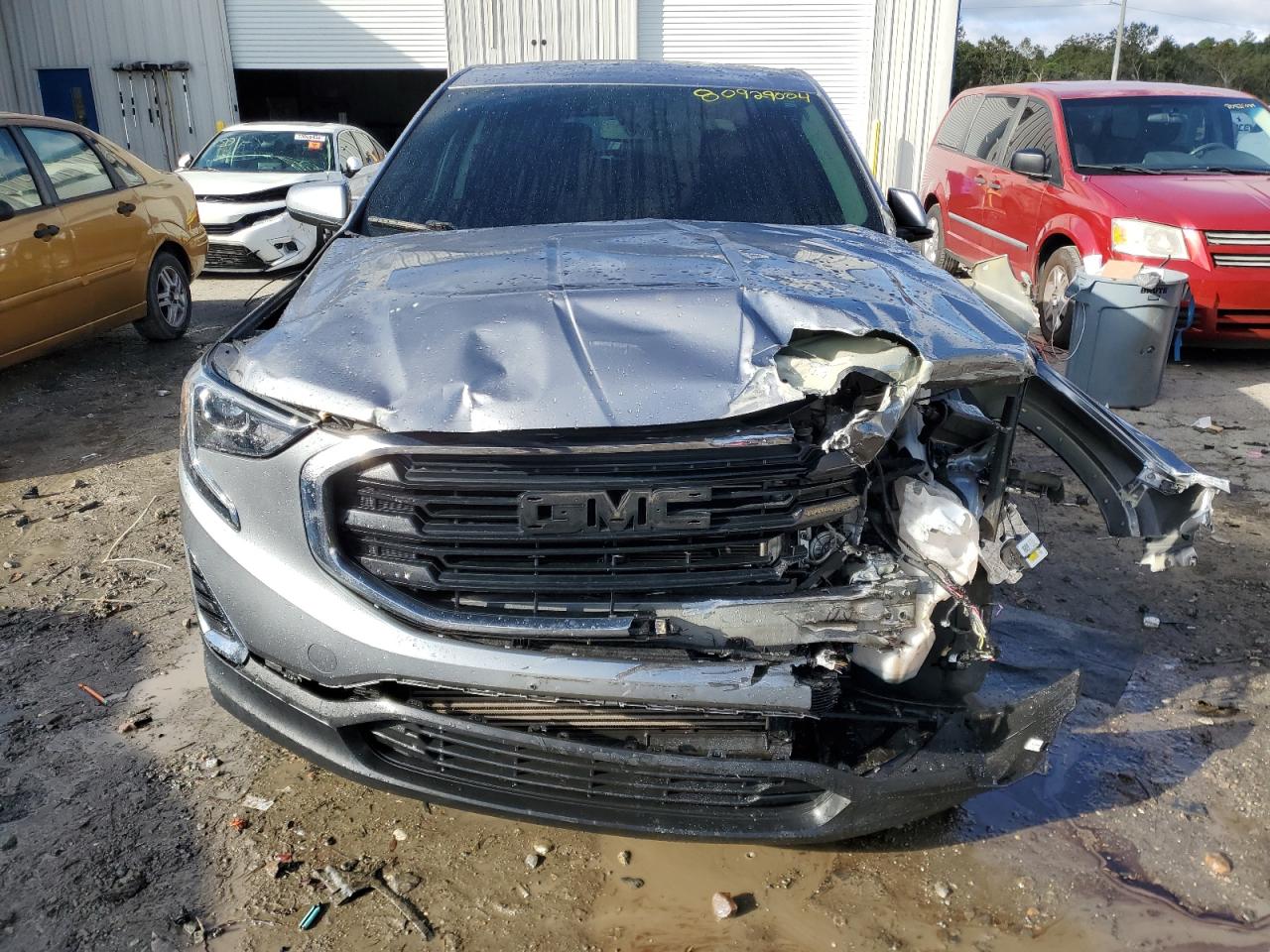 2018 GMC Terrain VIN 3GKALMEV9JL371044 Copart auction photo, front end damage thumbnail 5