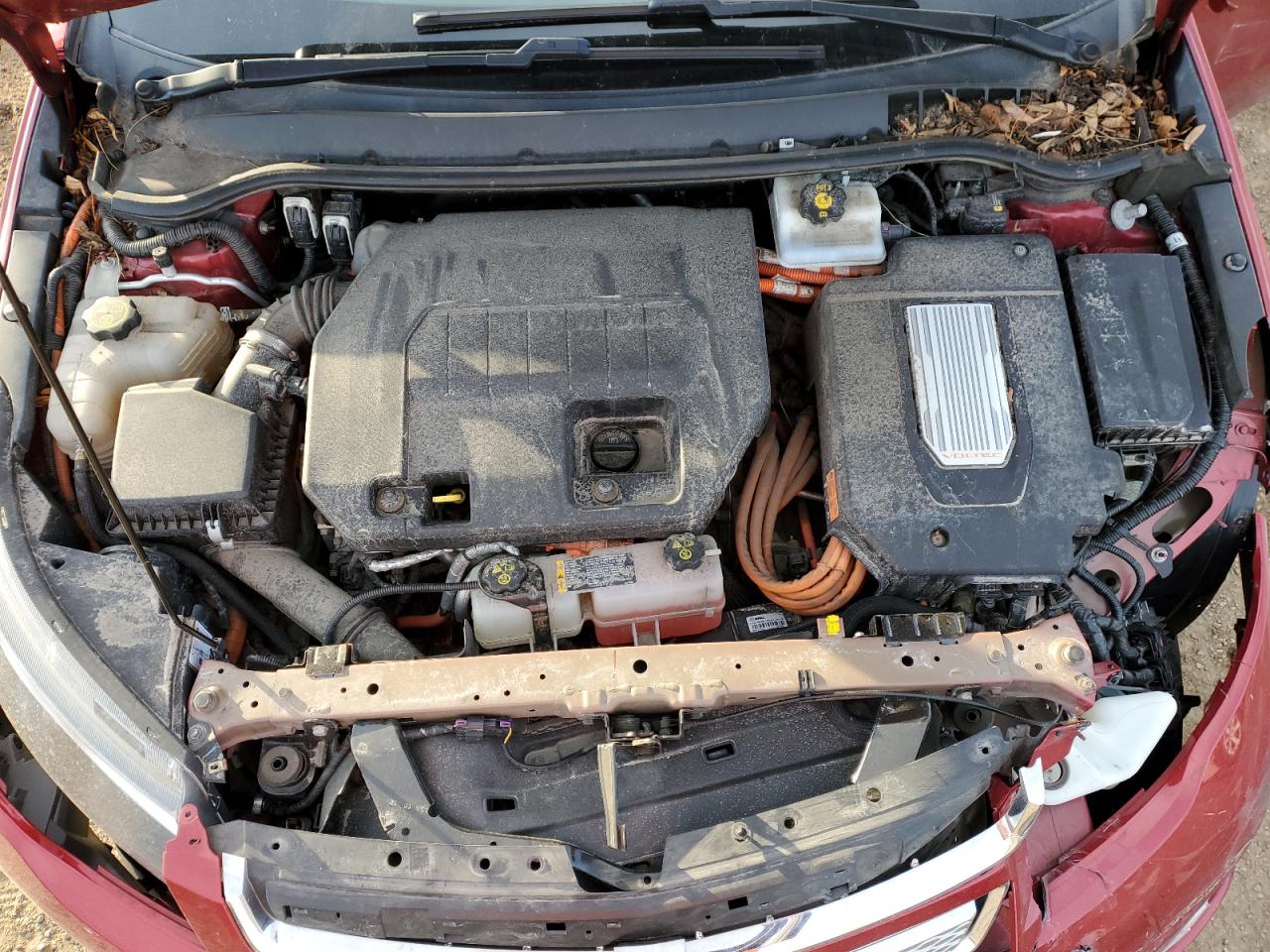 2013 Chevrolet Volt VIN 1G1RB6E44DU102506 Copart auction photo, front end / side damage thumbnail 13