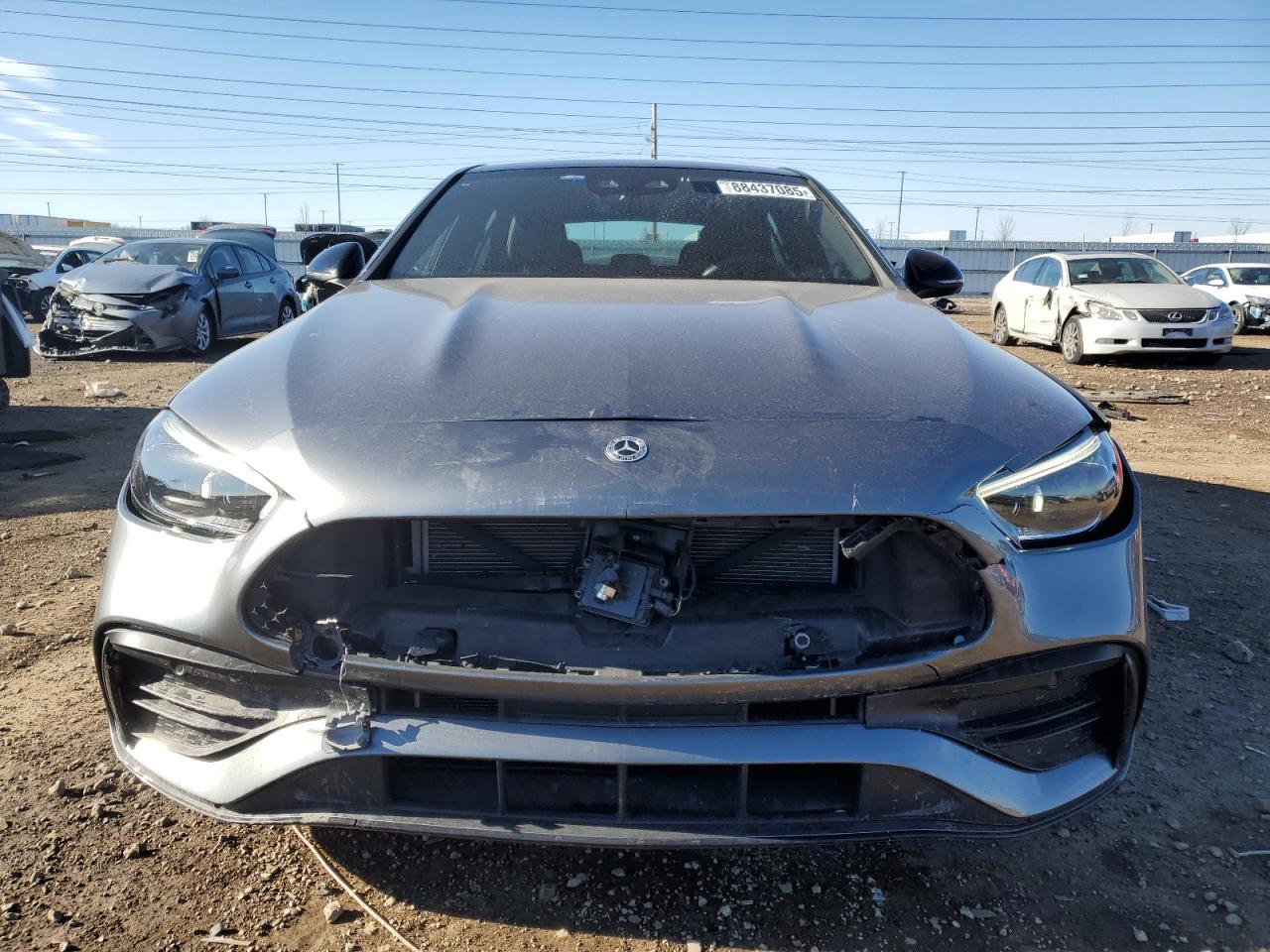 2023 Mercedes-Benz C-klasse VIN W1KAF4HBXPR085795 Copart auction photo, front end / minor dent/scratches damage thumbnail 5