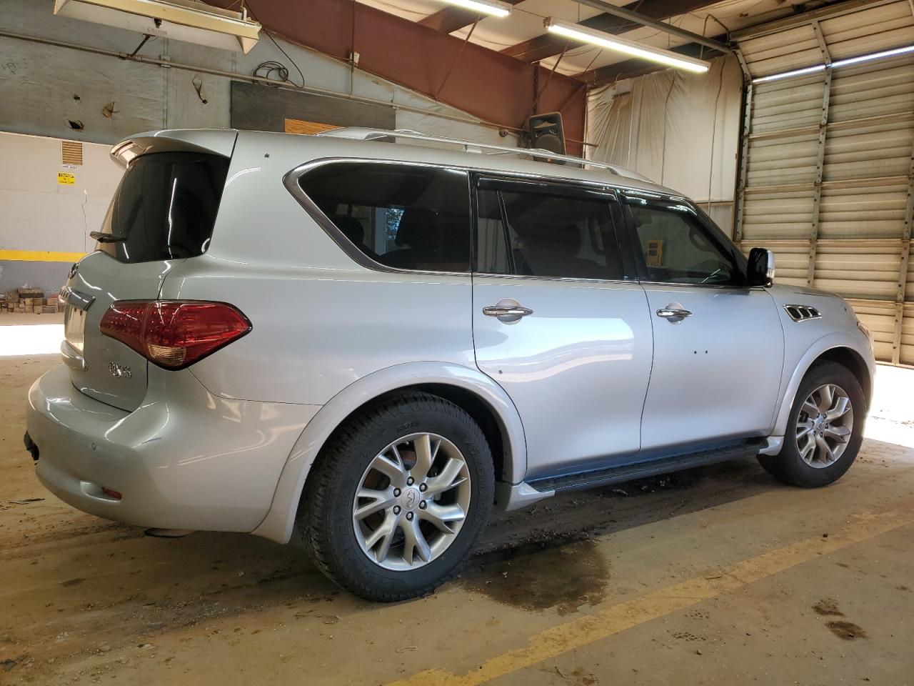2012 Infiniti QX56 VIN JN8AZ2NF7C9515018 Copart auction photo, burn - engine / undercarriage damage thumbnail 3