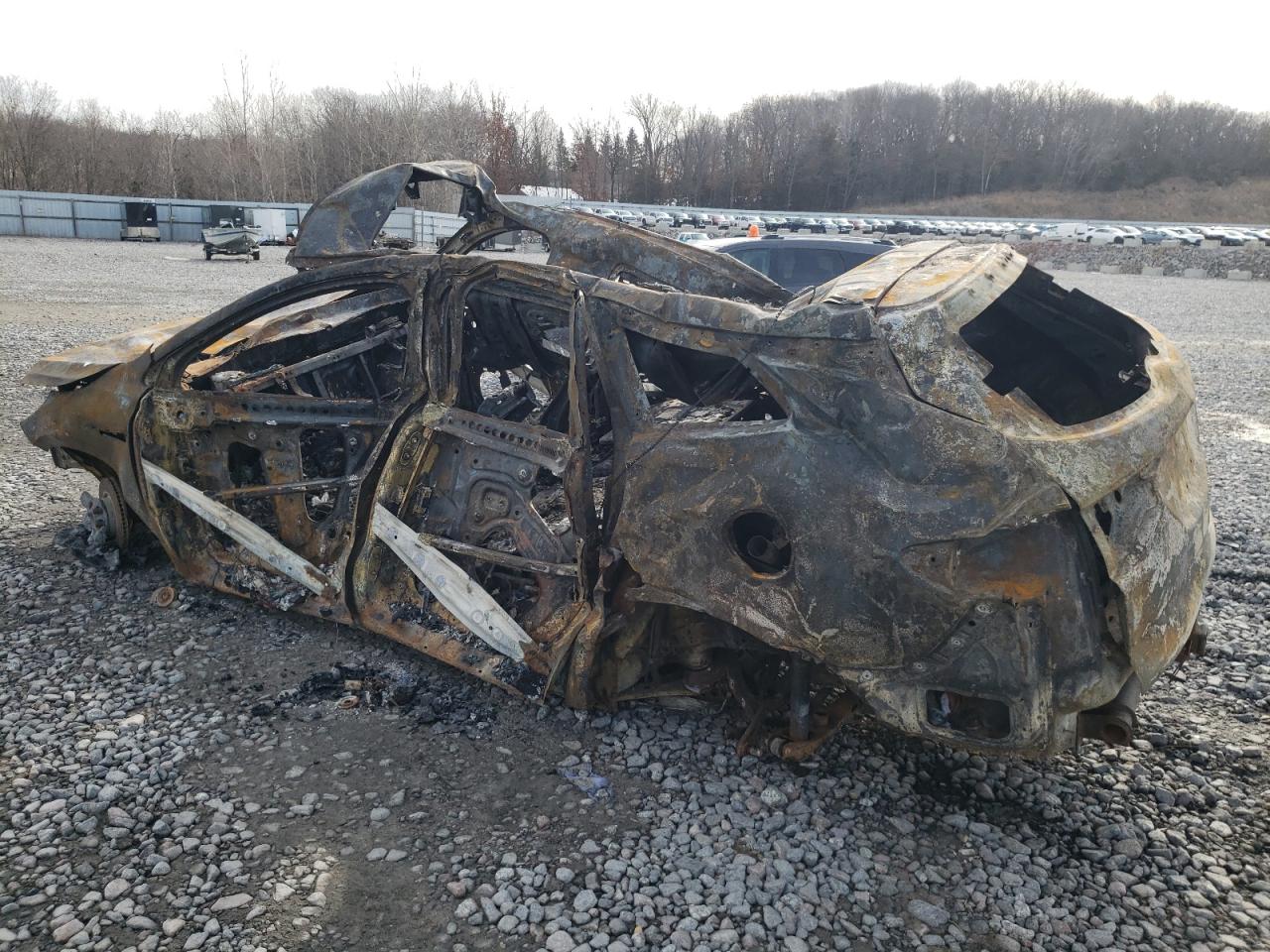 2018 Buick Enclave VIN 5GAEVBKW5JJ204116 Copart auction photo, burn damage thumbnail 2