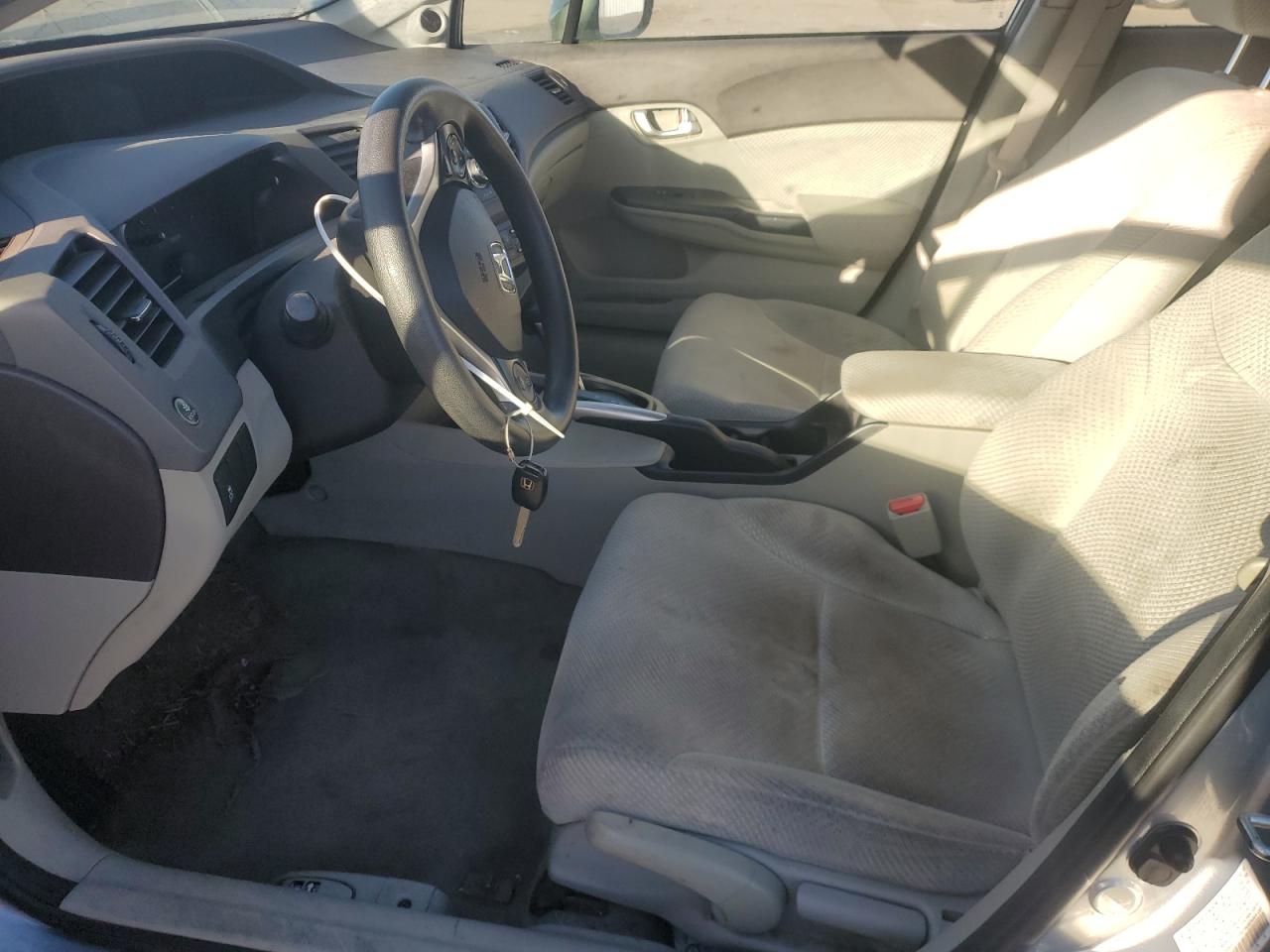 2012 Honda Civic VIN JHMFB4F28CS008391 Copart auction photo, mechanical / rear end damage thumbnail 7