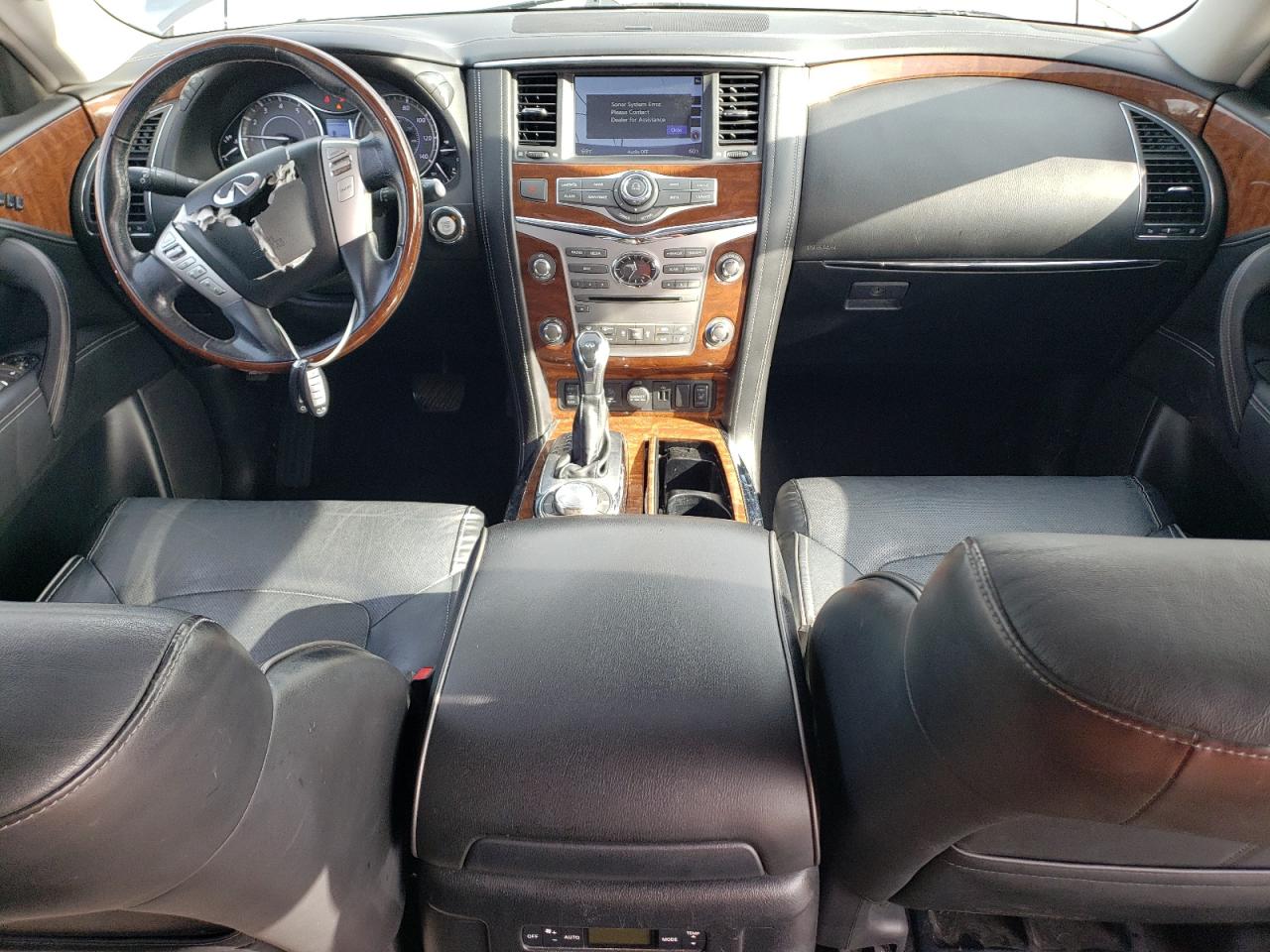 2019 Infiniti QX80 VIN JN8AZ2NE4K9233778 Copart auction photo, front end damage thumbnail 8