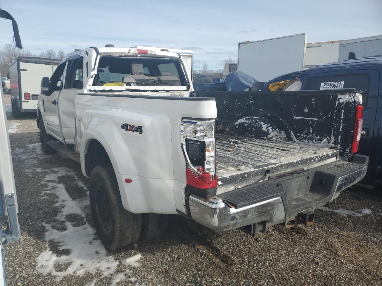 2020 Ford F350 VIN 1FT8W3DT6LEE93102 Copart auction photo, side / mechanical damage thumbnail 2