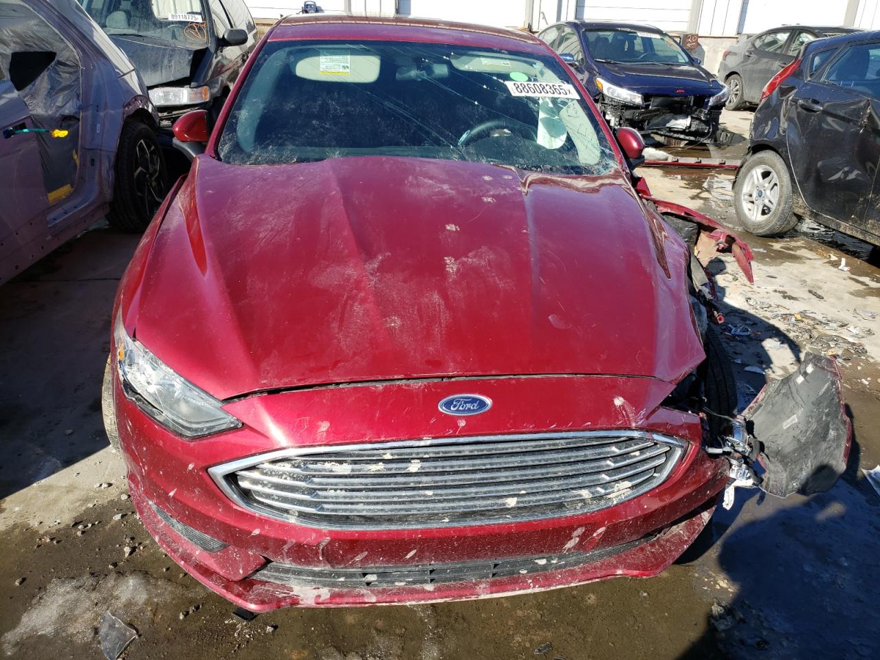 2017 Ford Fusion VIN 3FA6P0LU4HR245647 Copart auction photo, front end damage thumbnail 5