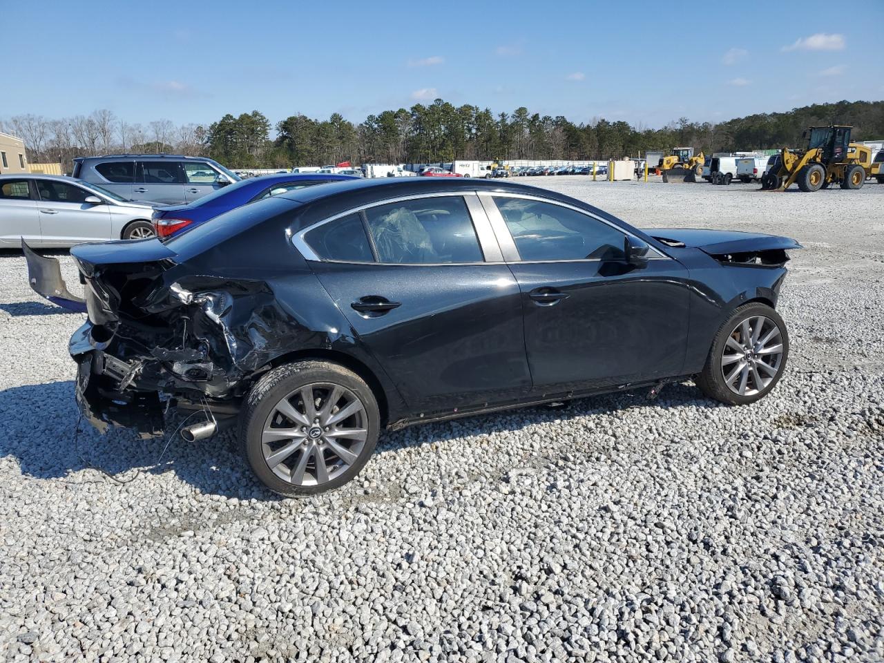 2019 Mazda 3 VIN JM1BPACL7K1106829 Copart auction photo, rear end / front end damage thumbnail 3
