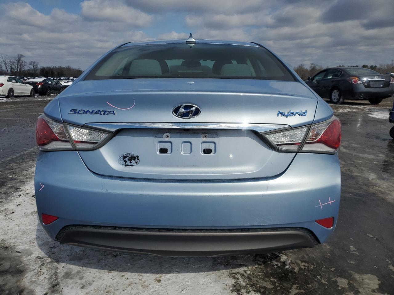 2015 Hyundai Sonata VIN KMHEC4A41FA135248 Copart auction photo, front end / minor dent/scratches damage thumbnail 6