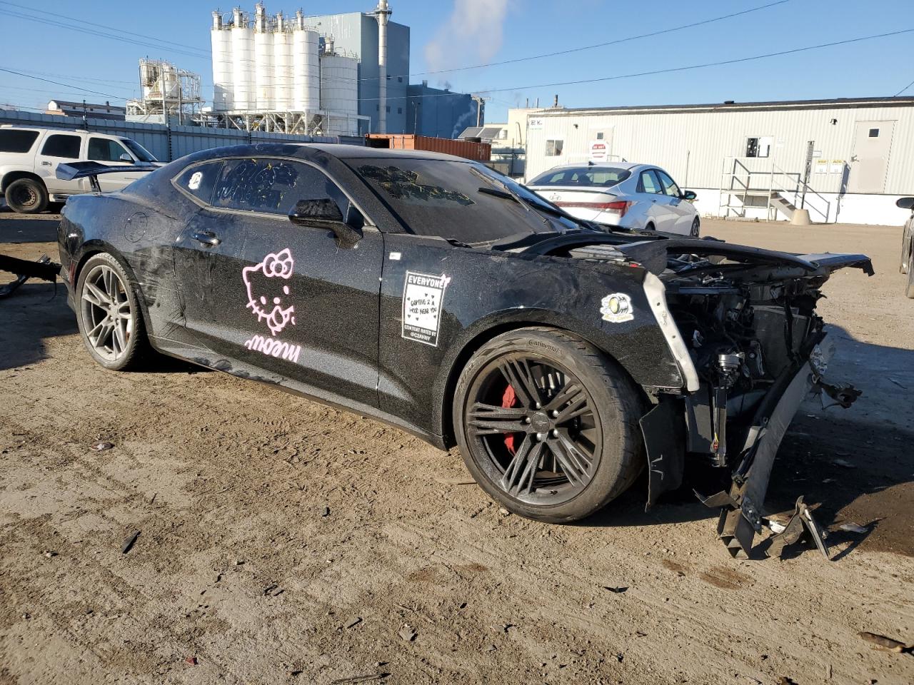 2023 Chevrolet Camaro VIN 1G1FK1R67P0156959 Copart auction photo, vandalism damage thumbnail 4