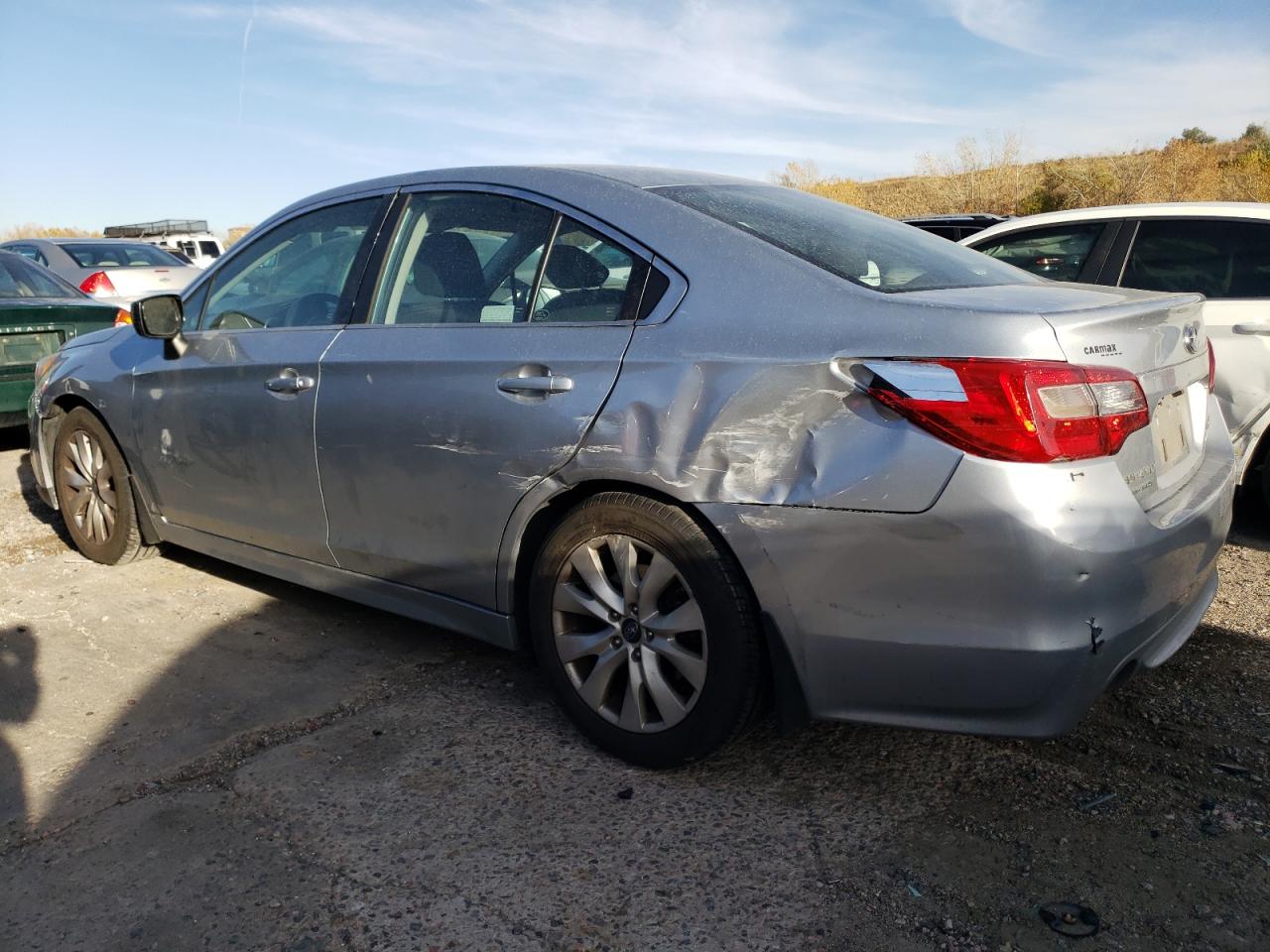 2017 Subaru Legacy VIN 4S3BNAB67H3002274 Copart auction photo, rear end / side damage thumbnail 2