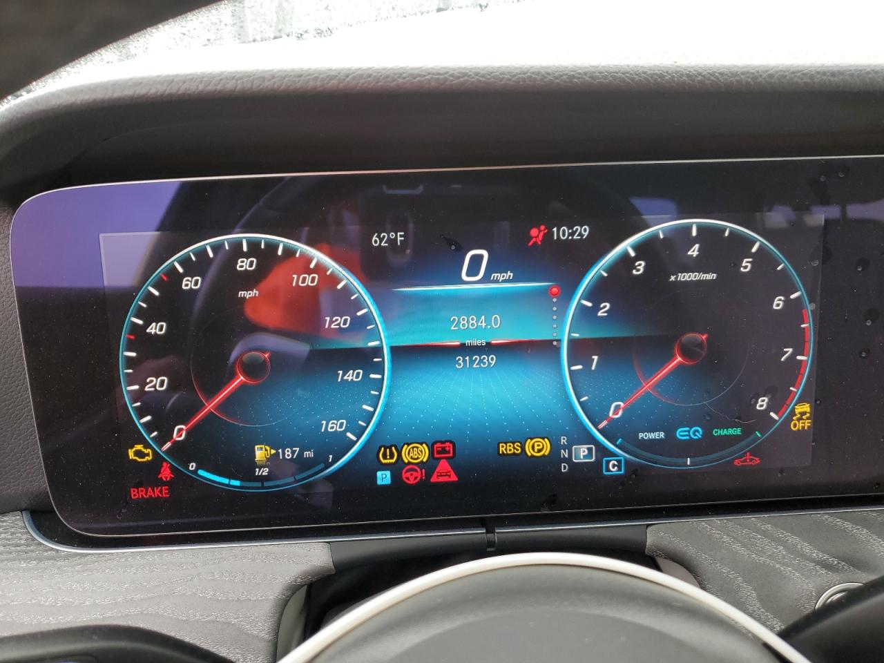 2021 Mercedes-Benz E-klasse VIN W1KZF5KBXMA880082 Copart auction photo, front end damage thumbnail 9