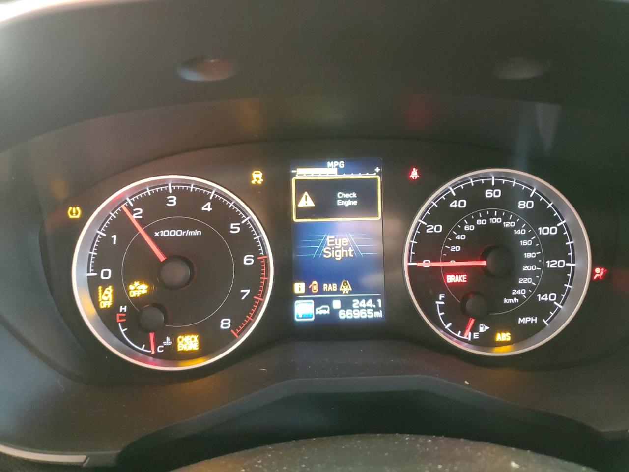 2019 Subaru Ascent VIN 4S4WMAFD1K3427652 Copart auction photo, front end damage thumbnail 9
