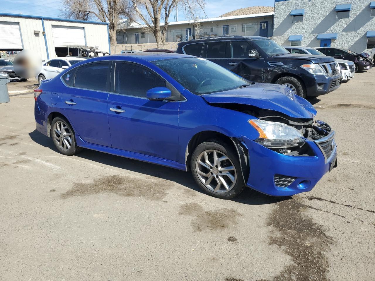 2013 Nissan Sentra VIN 3N1AB7AP8DL719219 Copart auction photo, front end damage thumbnail 4