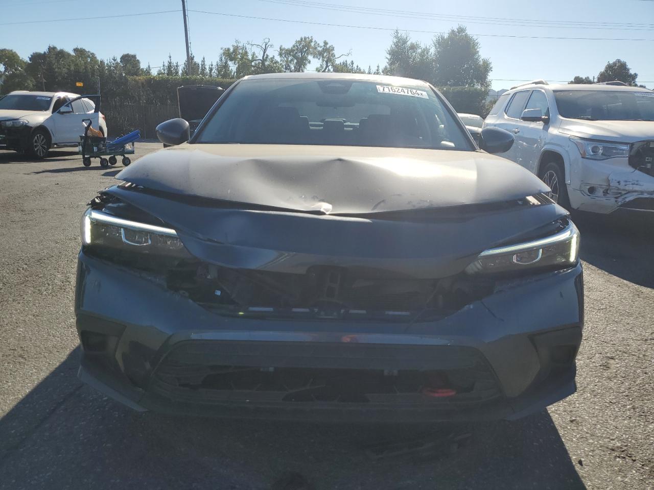 2023 Honda Civic VIN 2HGFE2F21PH567650 Copart auction photo, rear end / front end damage thumbnail 5