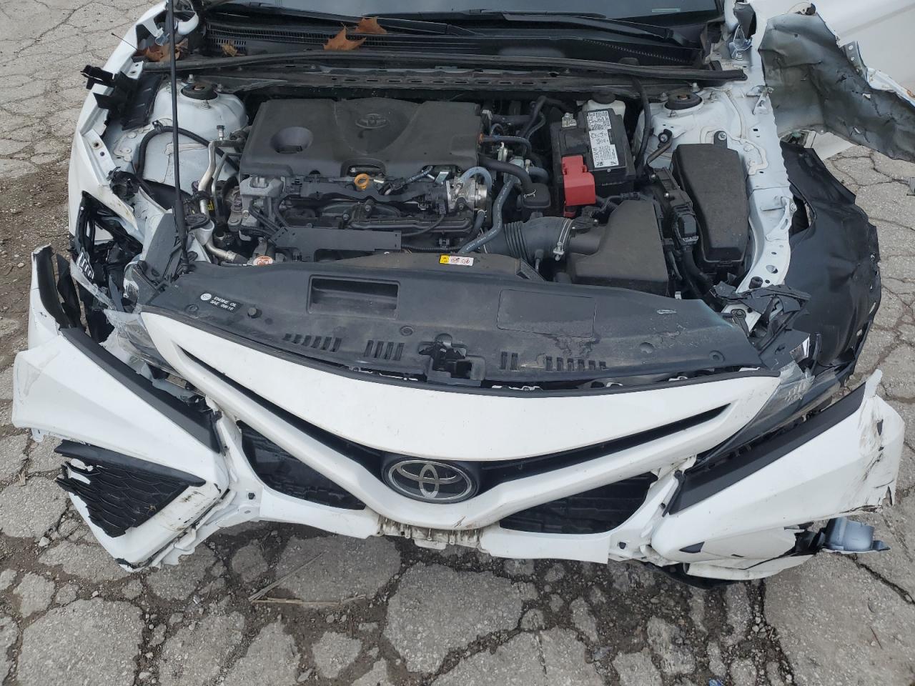 2022 Toyota Camry VIN 4T1G11AK0NU654199 Copart auction photo, front end / side damage thumbnail 13