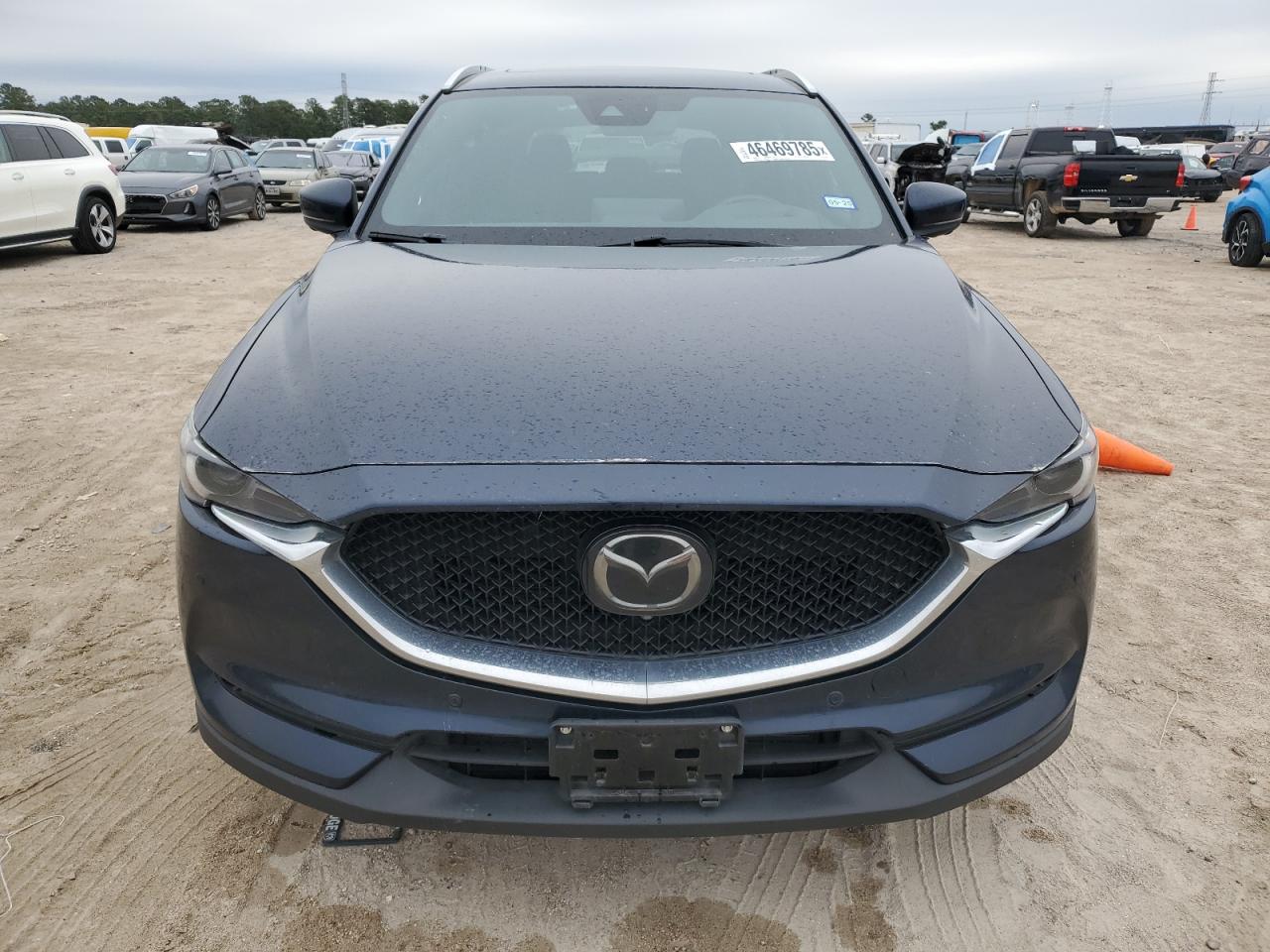2021 Mazda CX-5 VIN JM3KFBEY9M0343758 Copart auction photo, side / rear end damage thumbnail 5